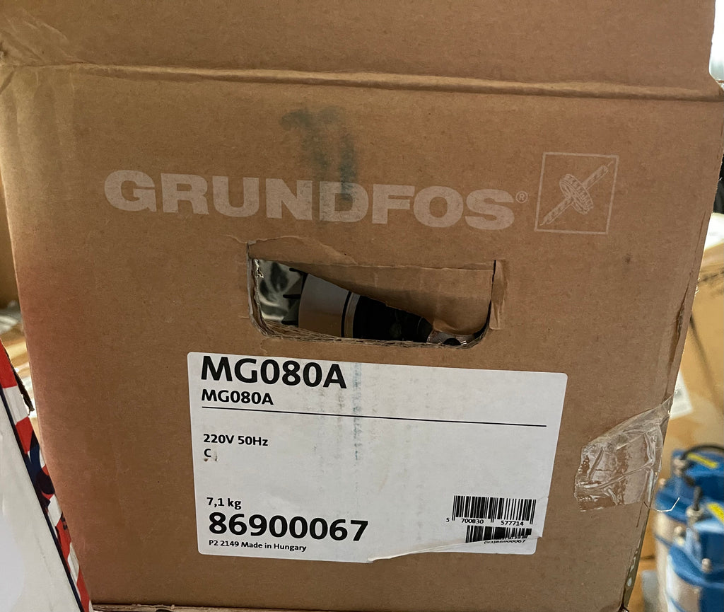 Grundfos MG80A 0.55kw 415V Pump Motor 86805103 #3228/3988