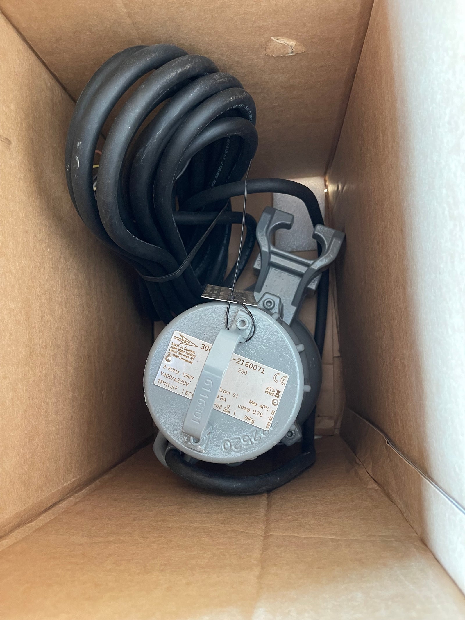 Flygt DP 3045.181 230 MT 1.2kw 400v  submersible waste water pump #3517