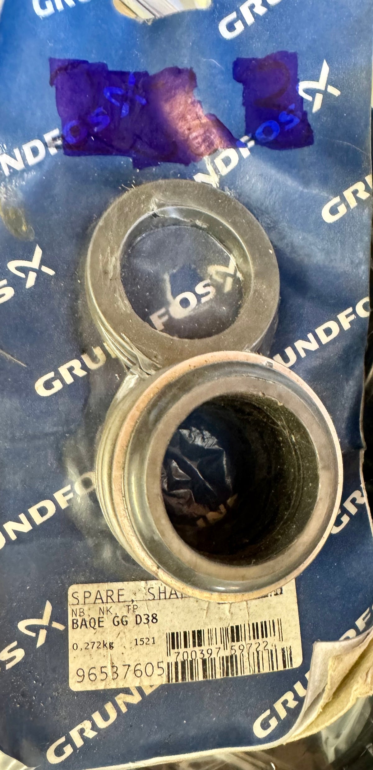 Grundfos TP/NB/NK BAQE Shaft Seal Kit - 96537605 #4445