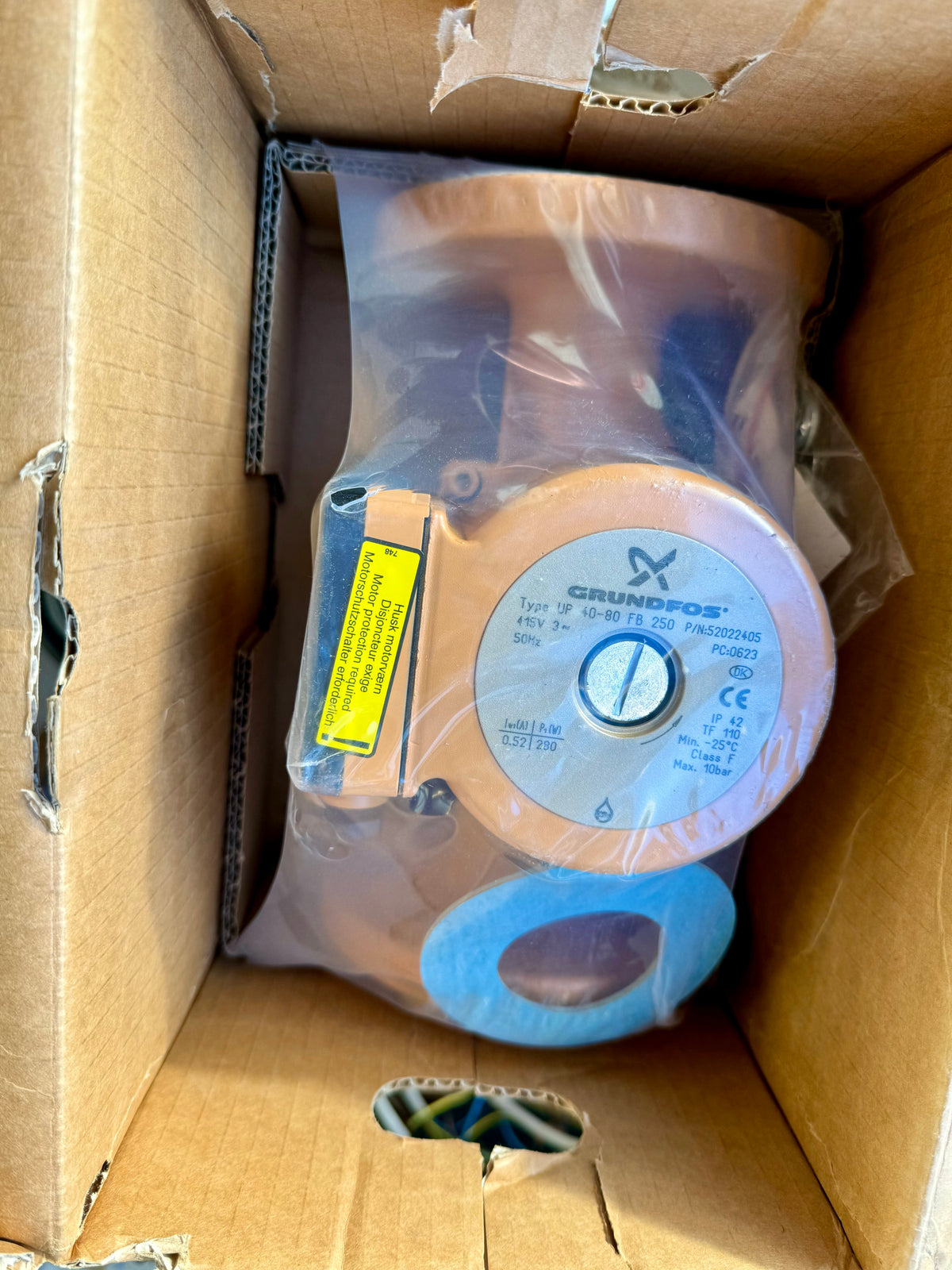 Grundfos UP 40-80 FB 250 52022405 Circulator Pump 415v 340 #4447