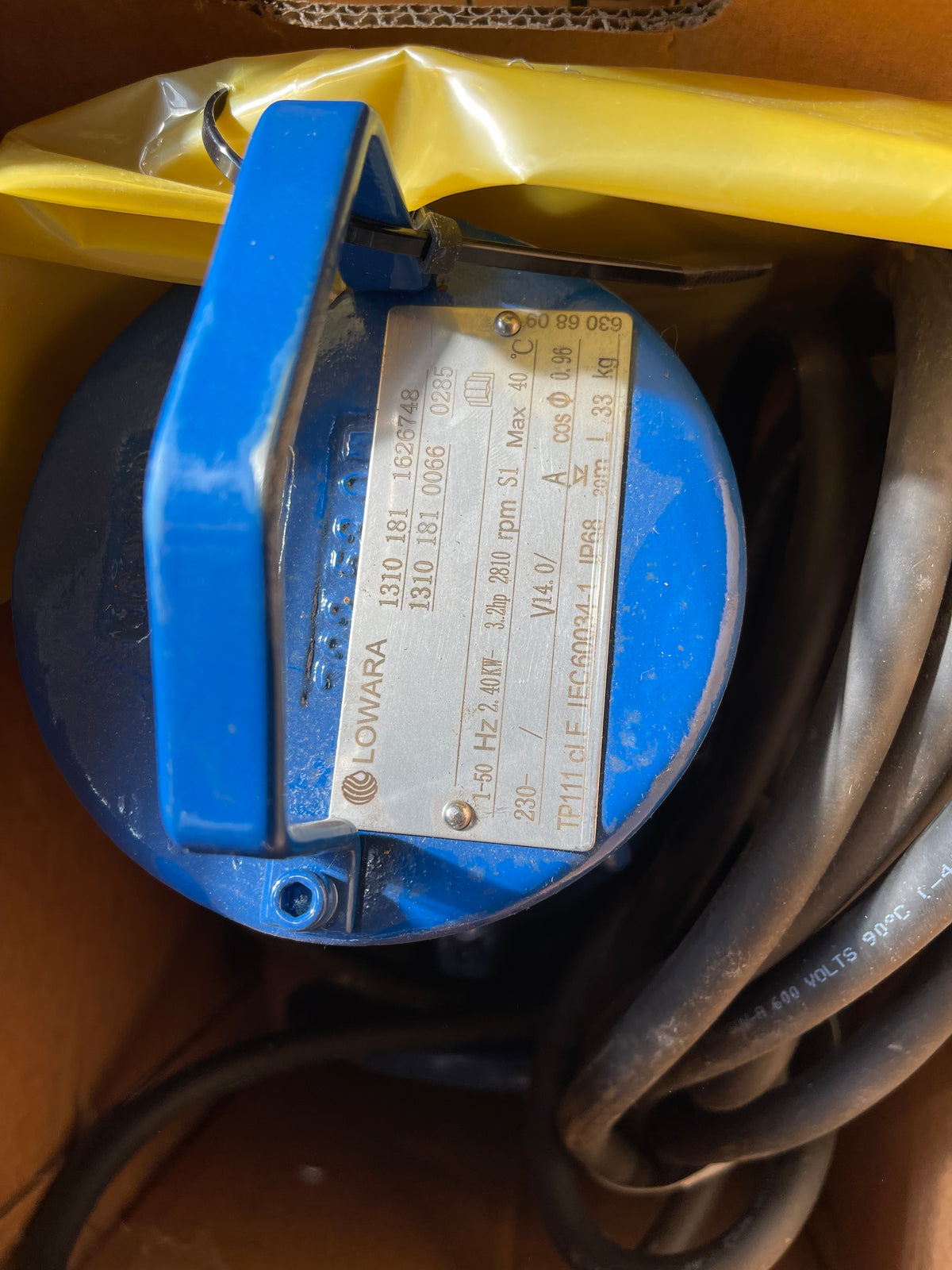 Lowara Flygt 1310.181 MT 285 2.4kw 230v Submersible Vortex Waste Pump DN65 #3520