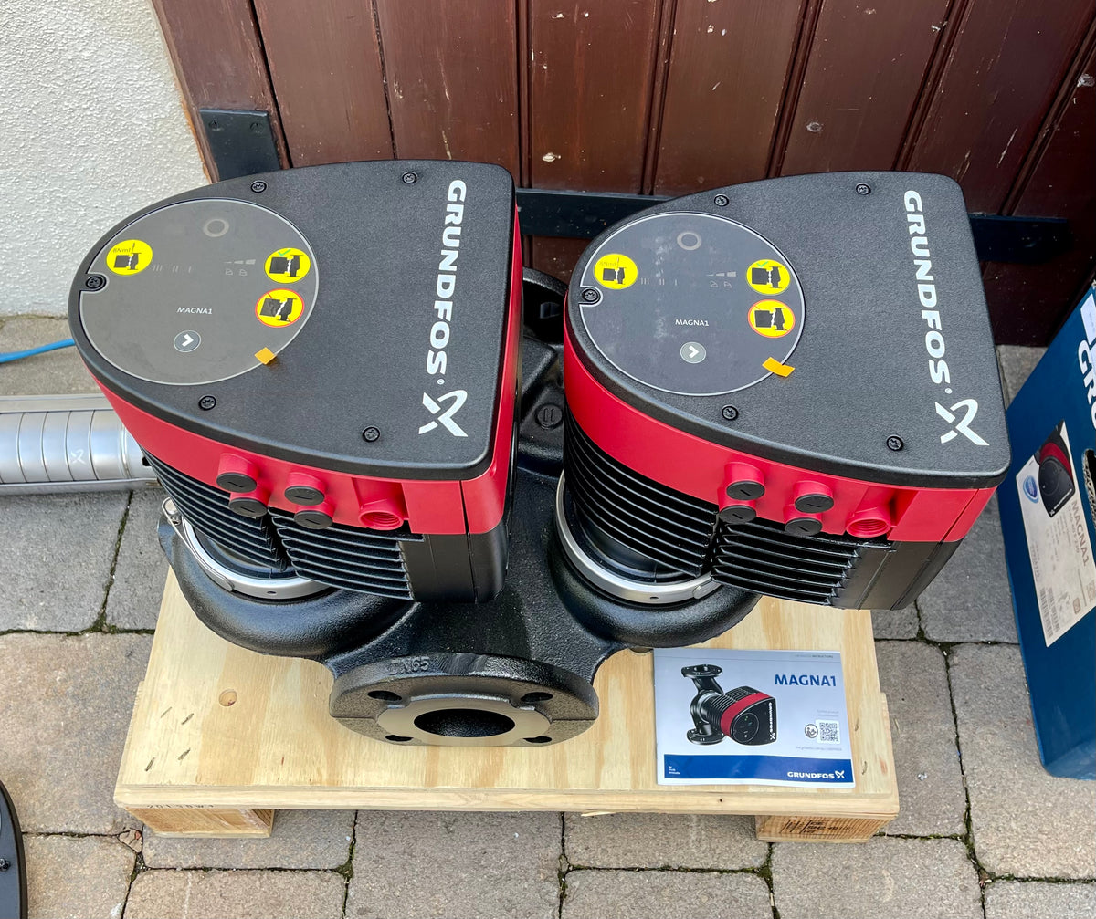 Grundfos Magna1D 65-100F 97924410 340mm Twin-Head Flanged Circulating Pump #3531