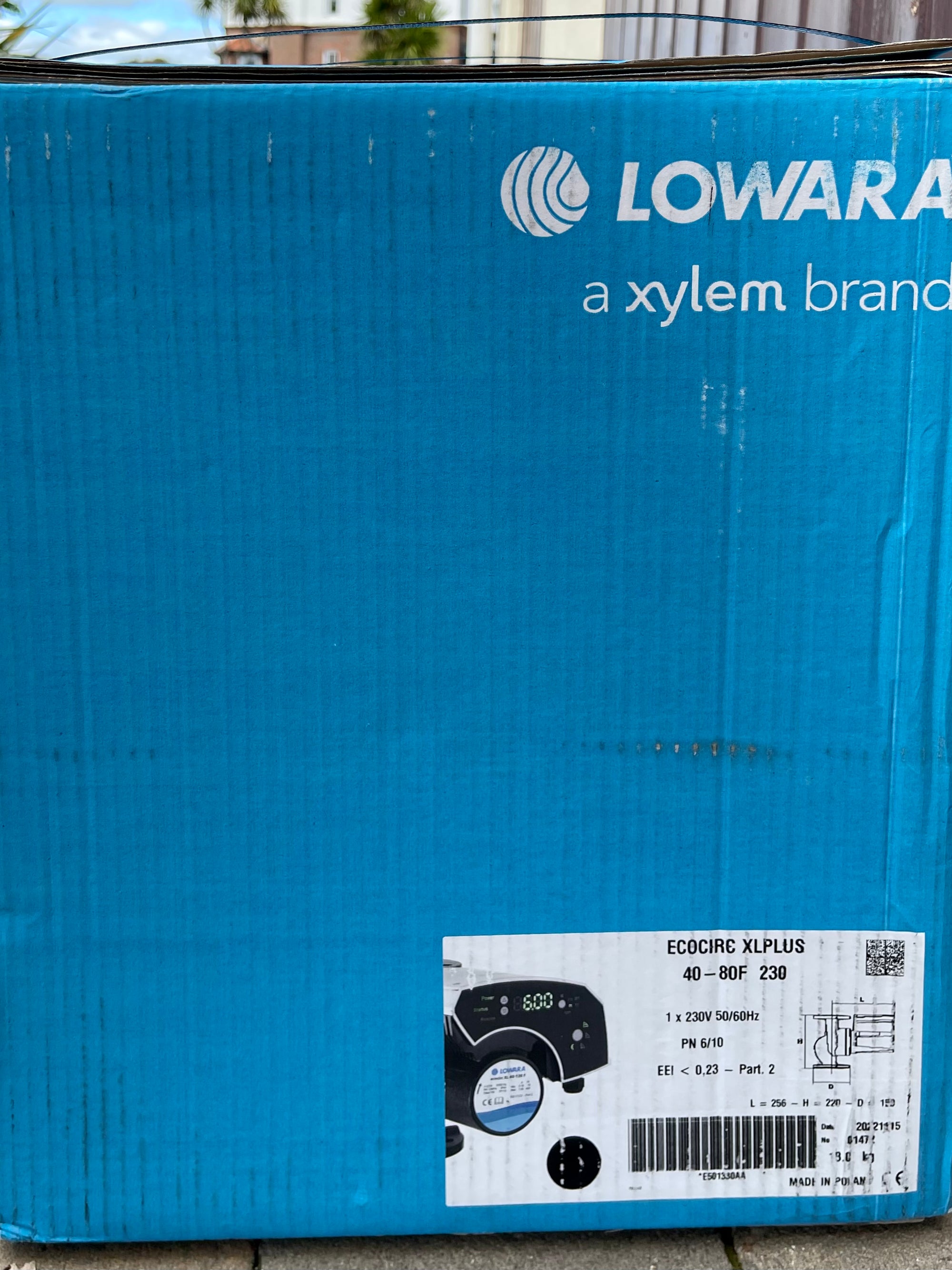 Lowara Ecocirc XLplus 40-80 F 240v Circulator Pump E501330AA #3540