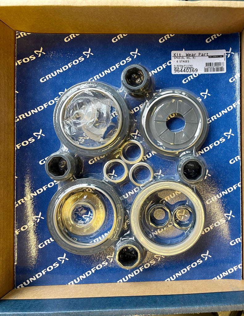 Grundfos Service Kit Wear Part SP60 6 Stages 96440369 #3545