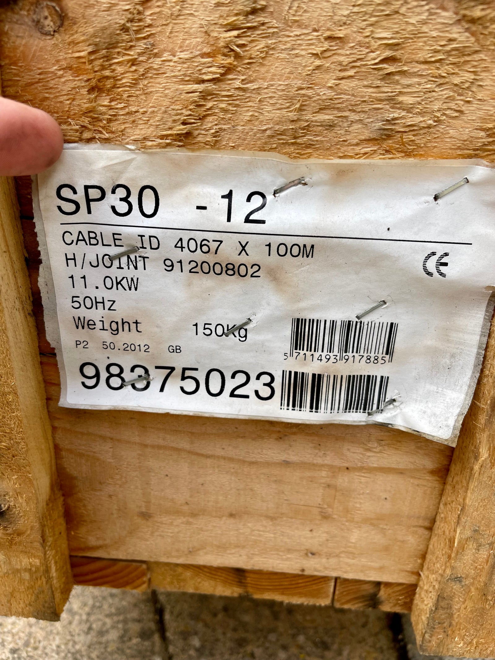 Grundfos SP 30-12 Borehole Pump 6" Rp 3" 11kW 98375023 400v #3550 VAT