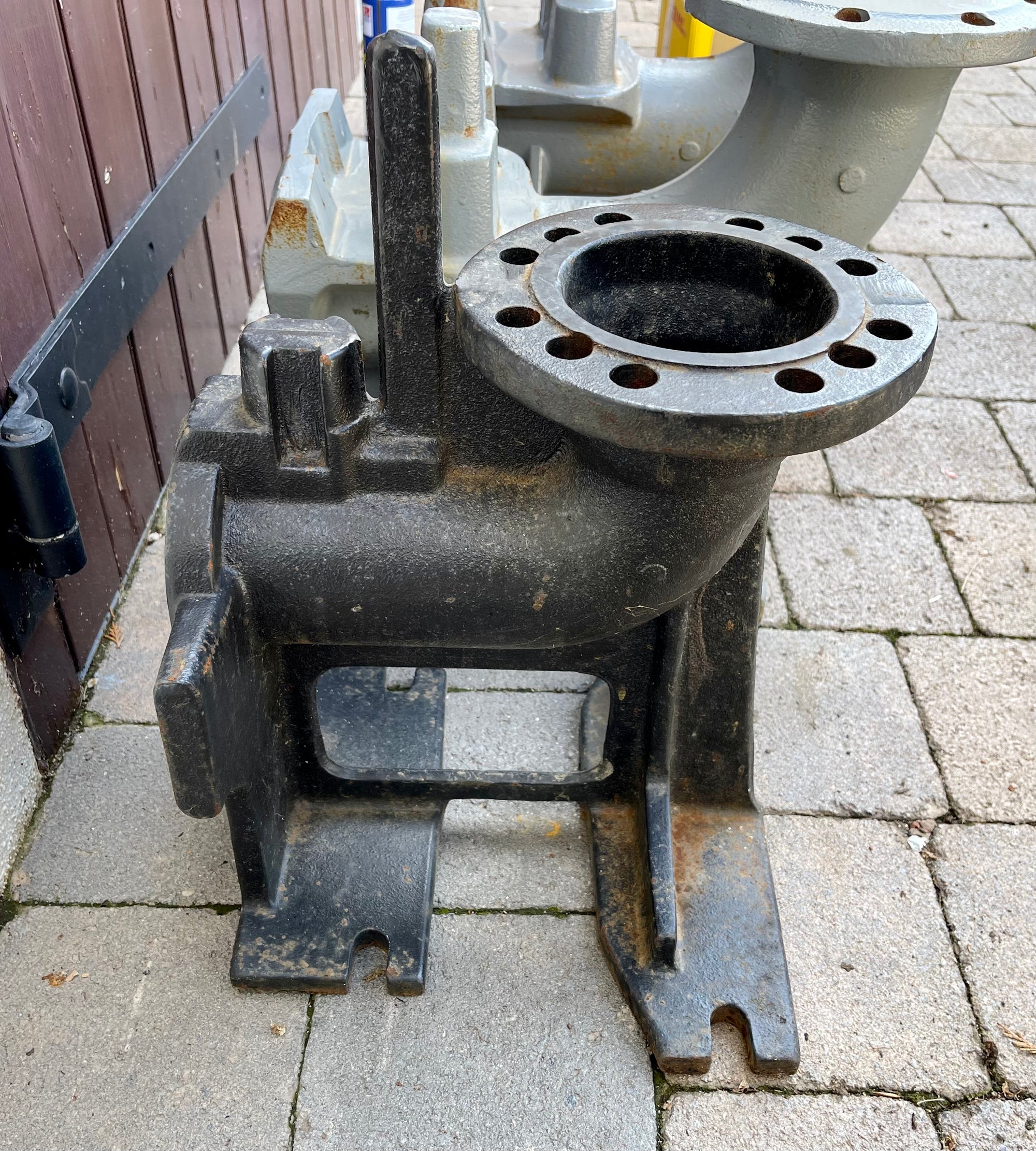 ABS Sulzer Pedestal Guide Rail Stool DN80  #3553