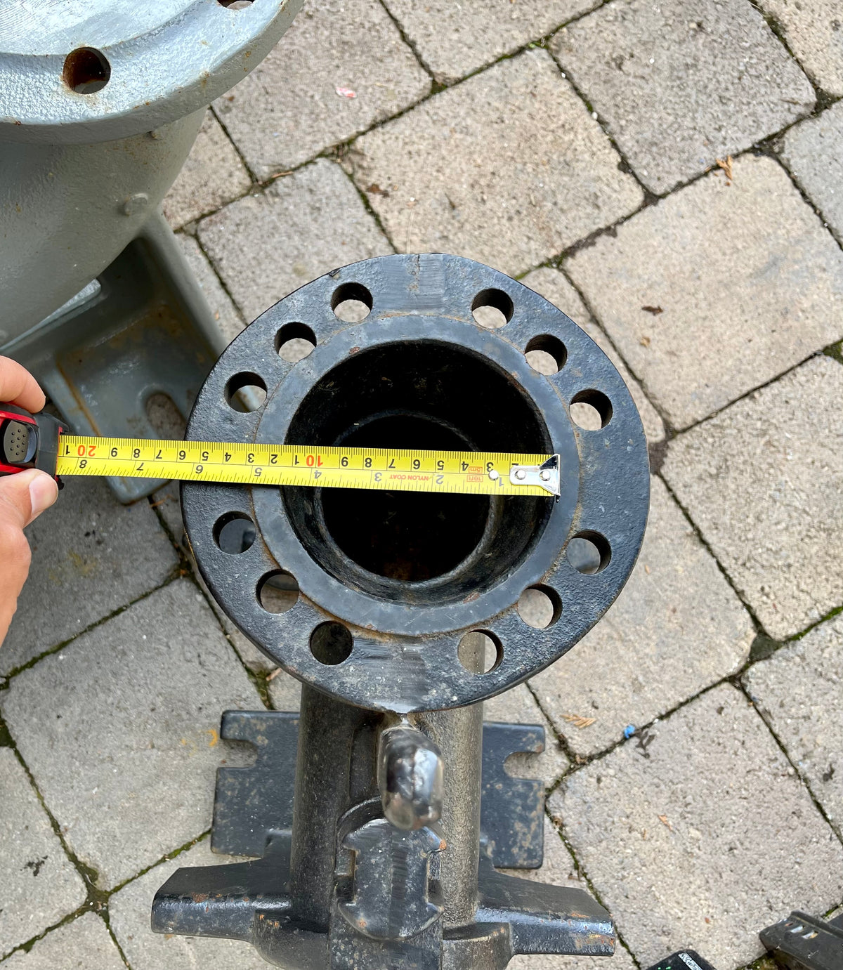 ABS Sulzer Pedestal Guide Rail Stool DN80  #3553