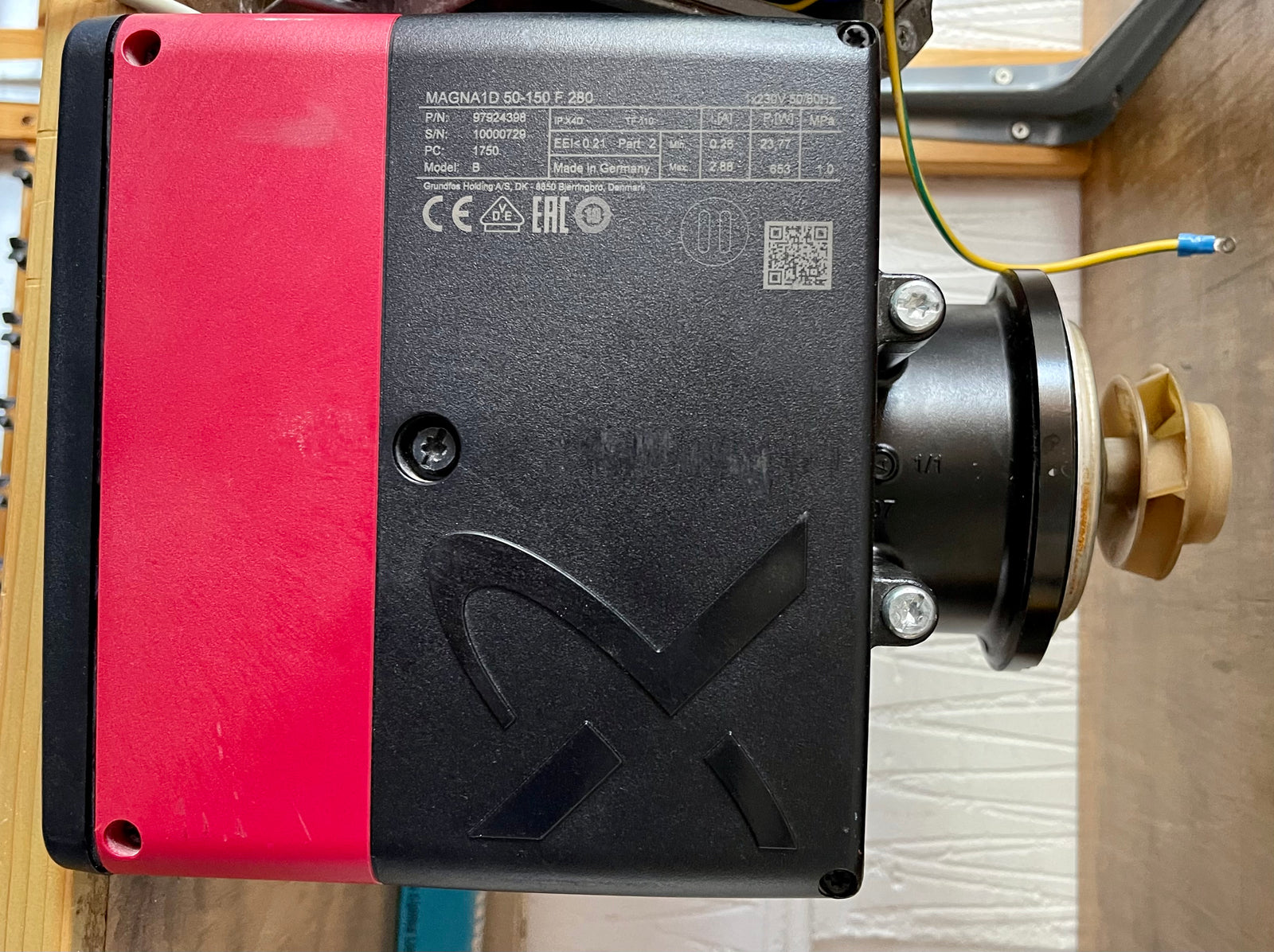 Grundfos Magna1 D 50-150 F circulator Pump Head 97924398 240v #2116 USED VAT