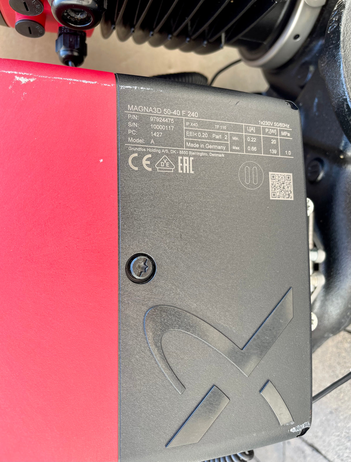 Grundfos Magna3 D 50-40 F 97924475 250mm Twin-Head Flanged Circulating Pump #3059 USED