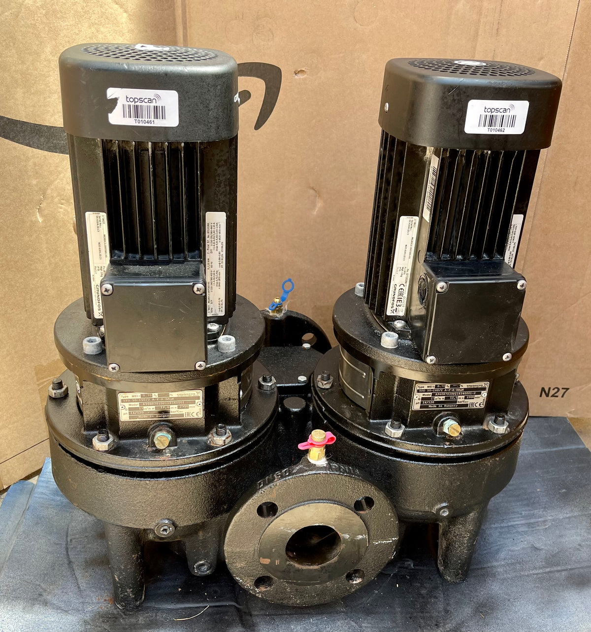 TPD 50-160/2 A-F-A-BAQE-GW1 Pump Heating Circulator 415v 96087039 #2985 USED