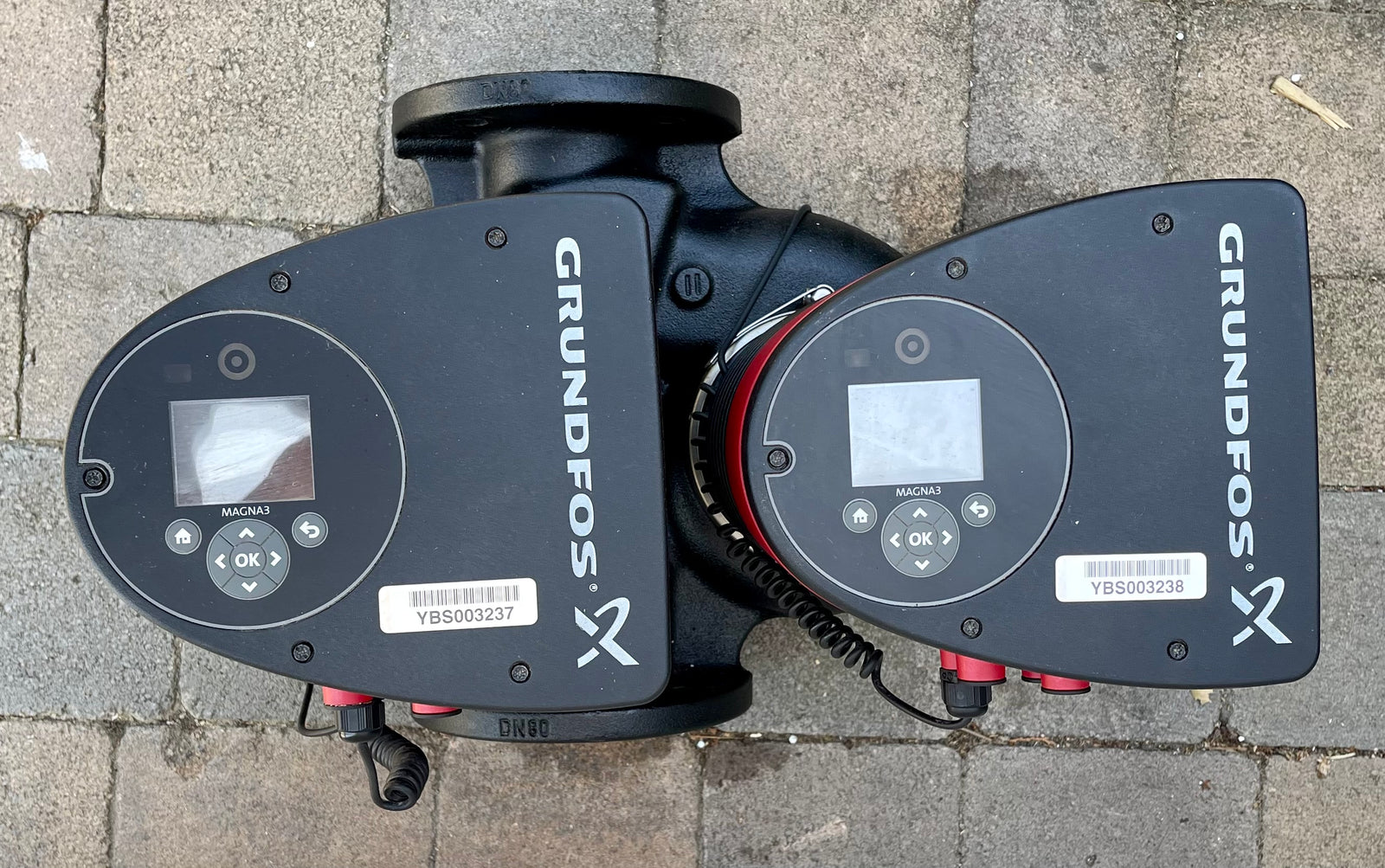 Grundfos Magna3 D 80-120 F 97924505 360 Twin-Head Flanged Circulating Pump #3601 USED