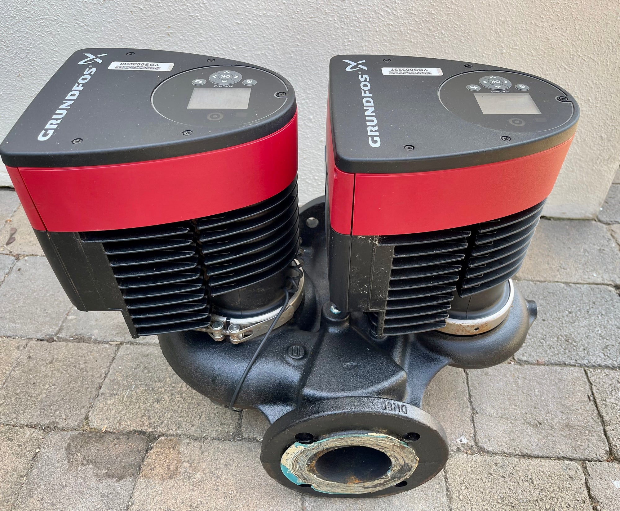 Grundfos Magna3 D 80-120 F 97924505 360 Twin-Head Flanged Circulating Pump #3601 USED