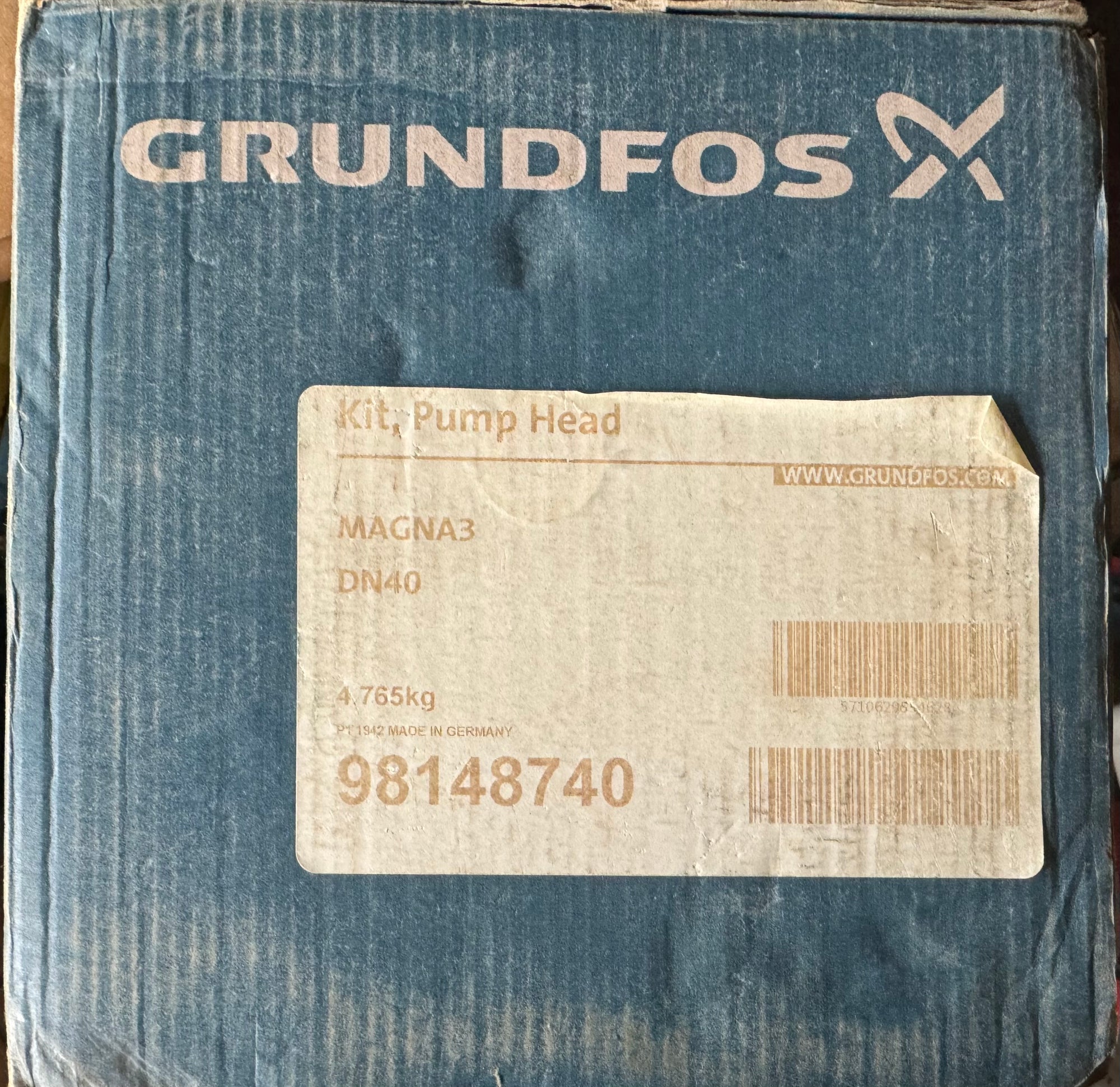 Grundfos Magna3 DN 40-120/150/180 Replacement Head 98148740 #4469