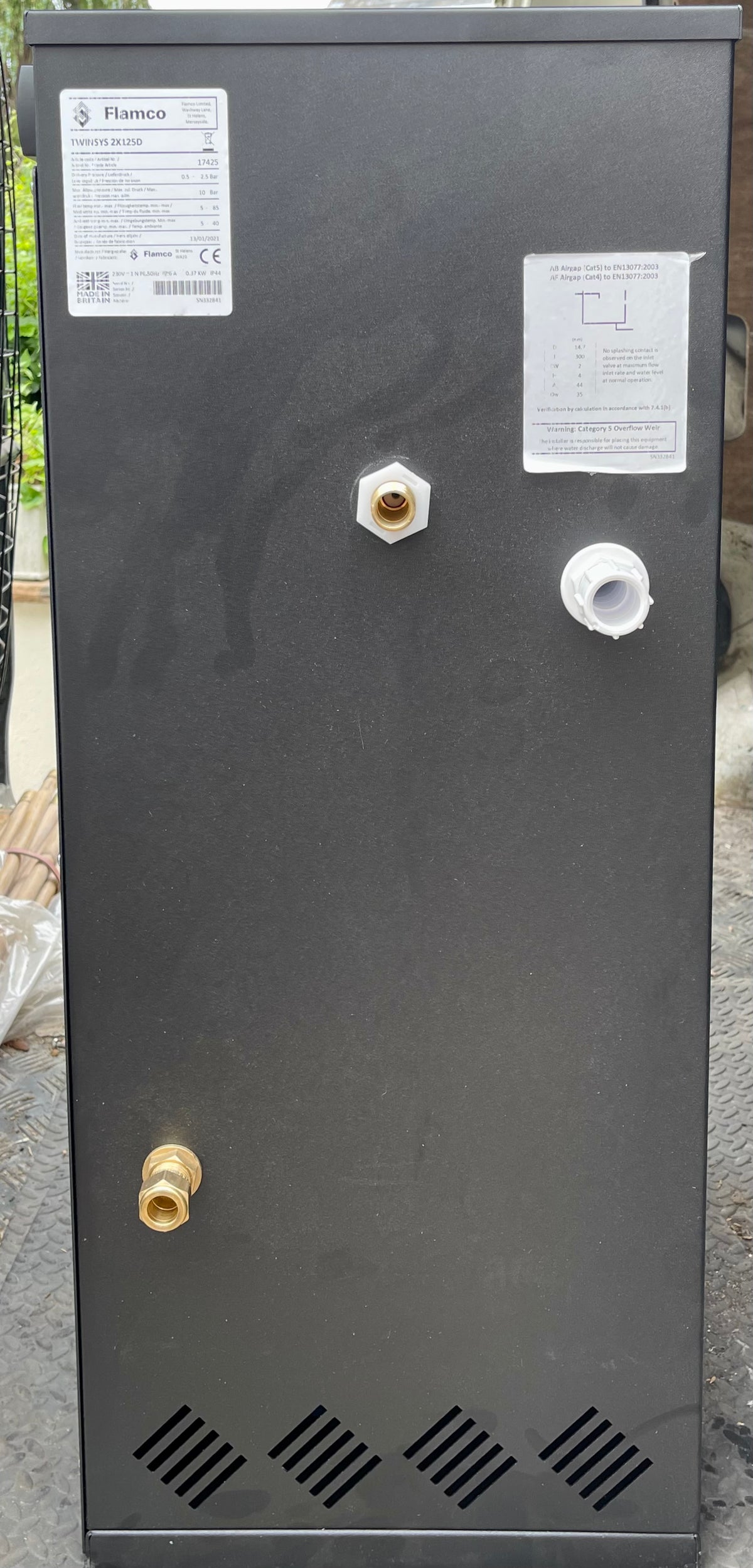 Flamco 17425 Flexfiller Twin System 2 x 125D #3611 VAT