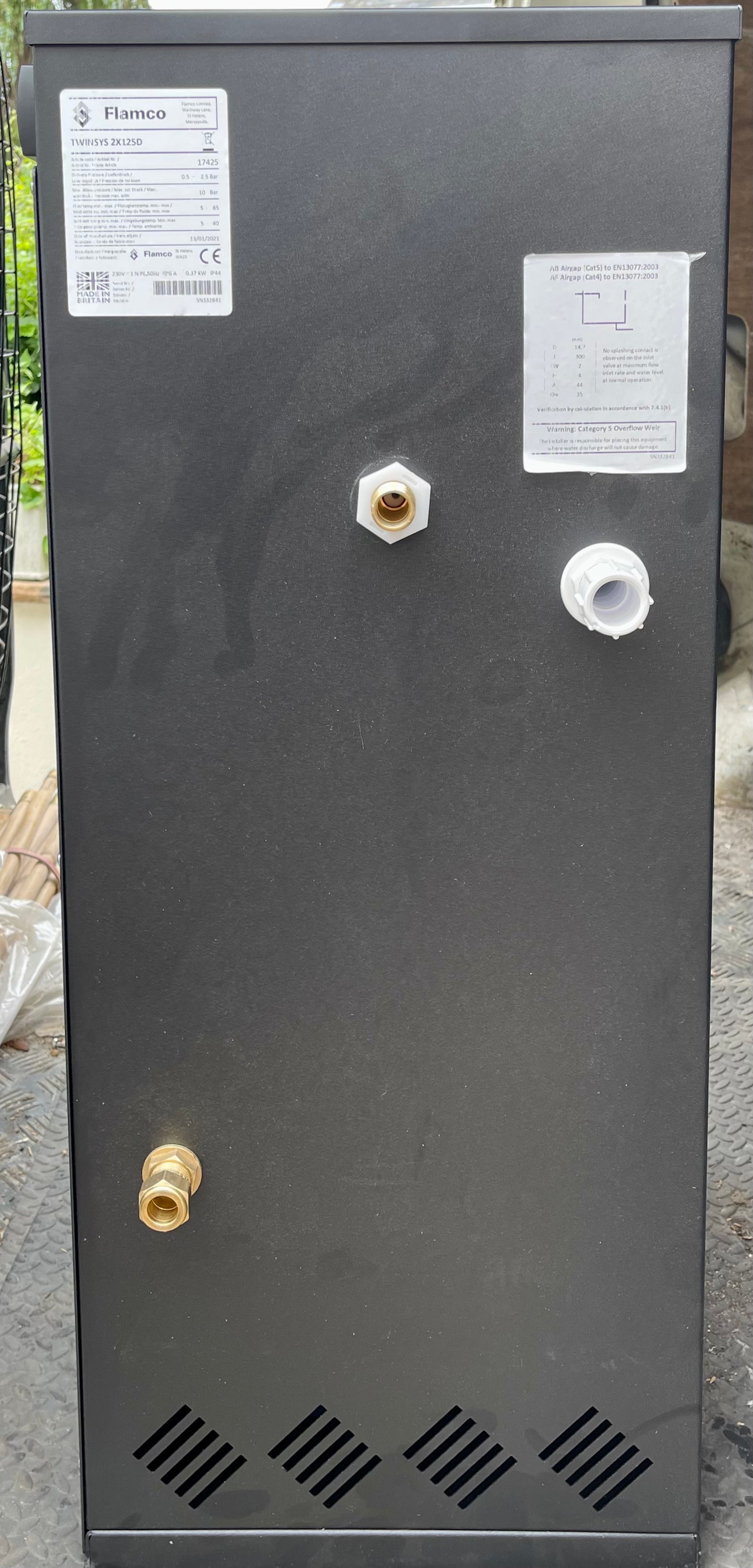 Flamco 17425 Flexfiller Twin System 2 x 125D #3611 VAT