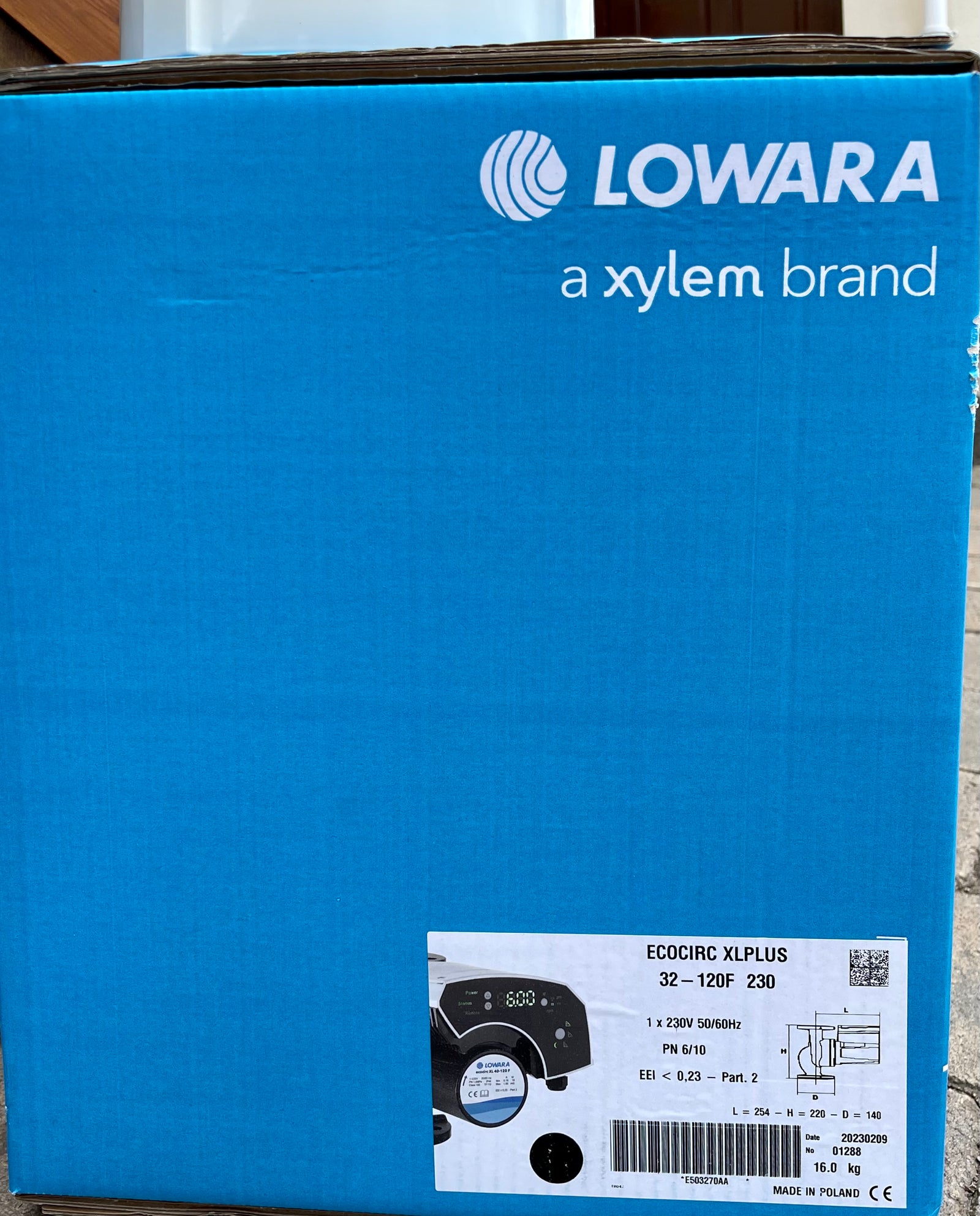 Lowara Ecocirc XLplus 32-120 240v Circulator Pump E503270AA #3636