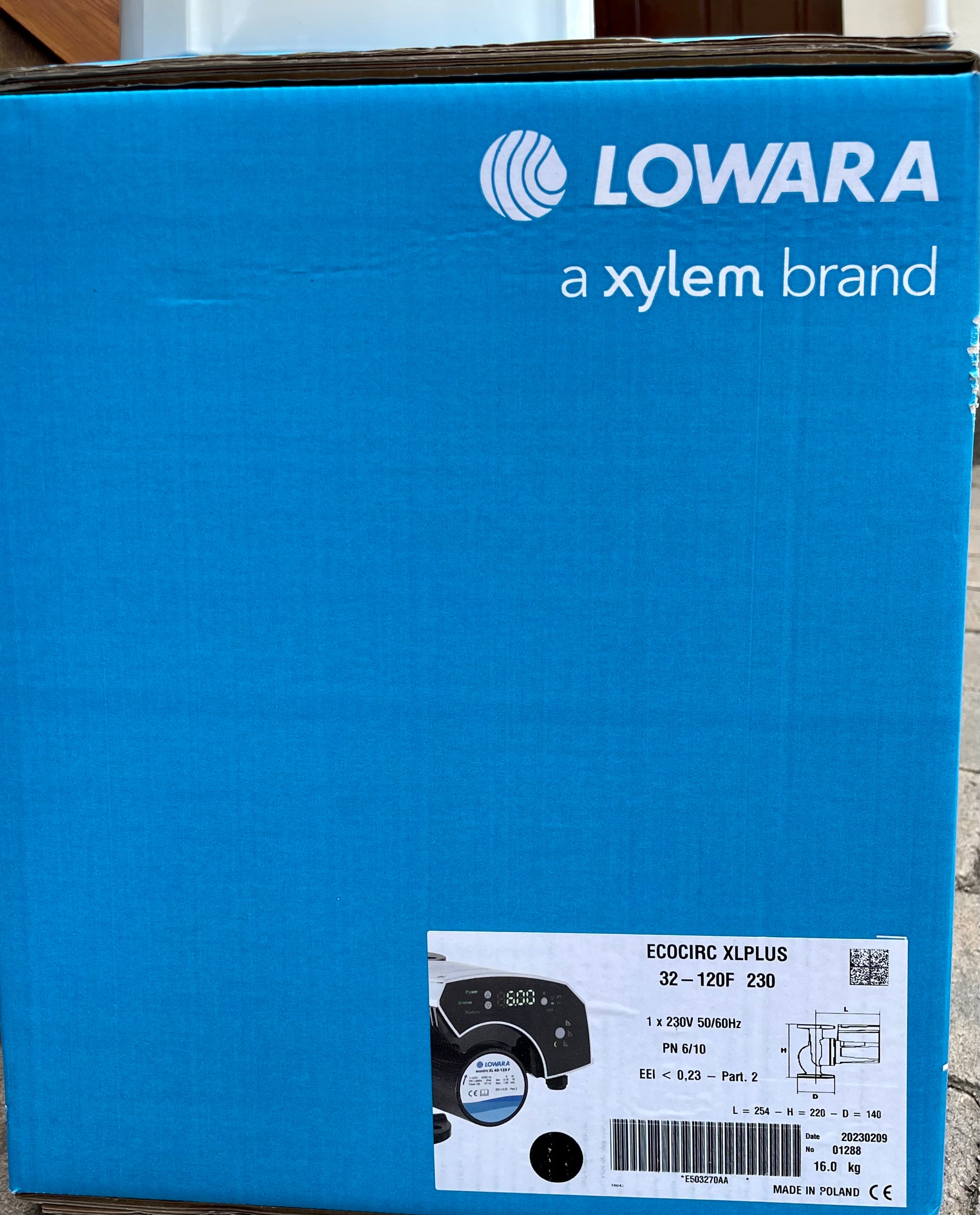 Lowara Ecocirc XLplus 32-120 240v Circulator Pump E503270AA #3636
