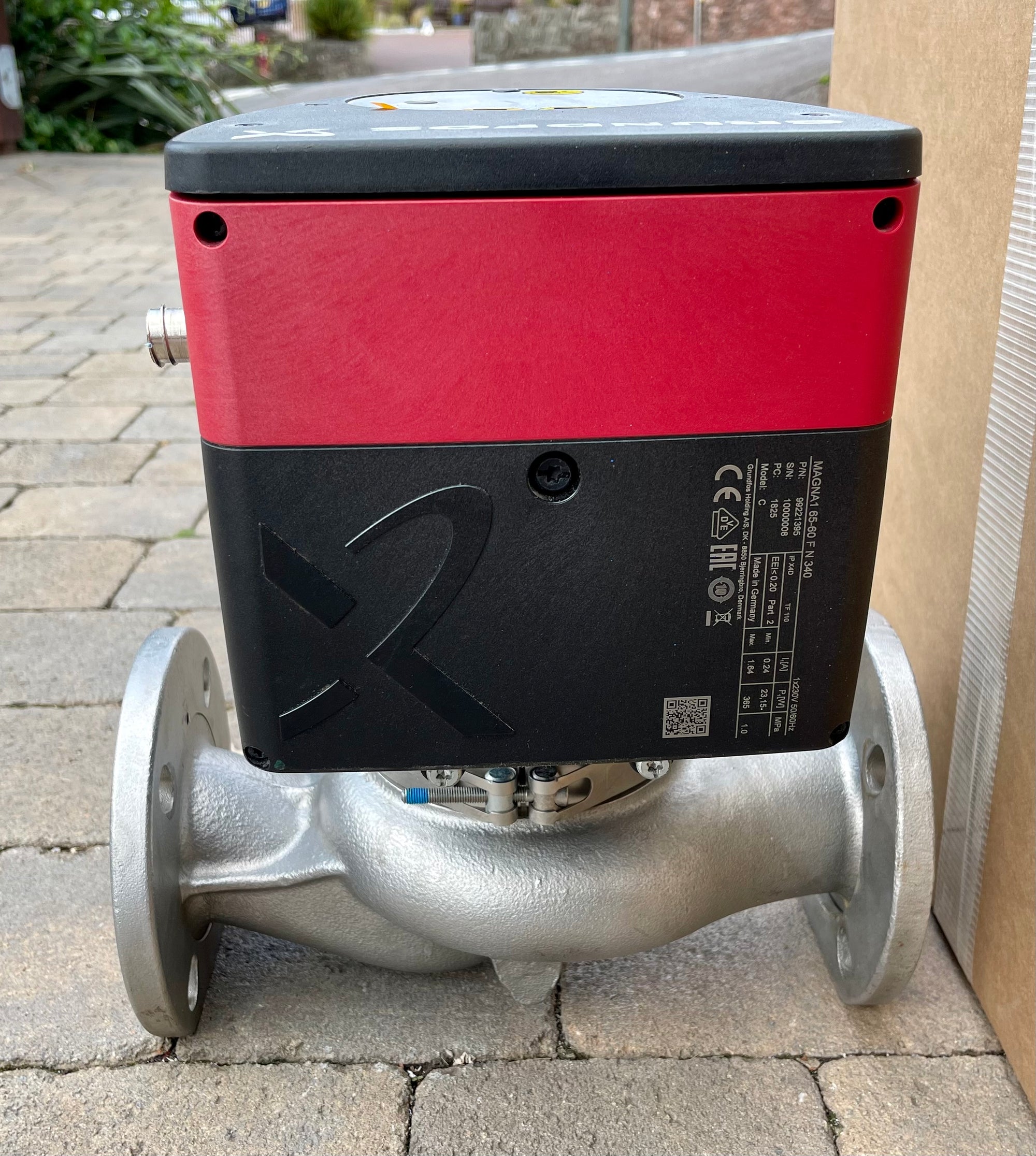 Grundfos Magna1 65-60F N 99221395 340mm Flanged Stainless Circulating Pump #3657 USED VAT