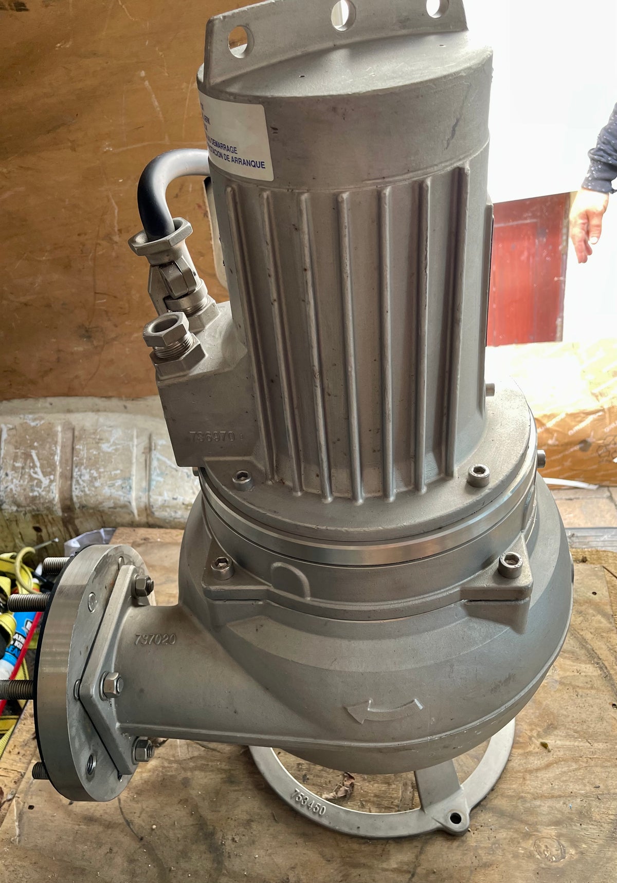 Flygt DP 8056.280 LT 442 Stainless Steel Submersible Pump 7.5kw #3659 VAT