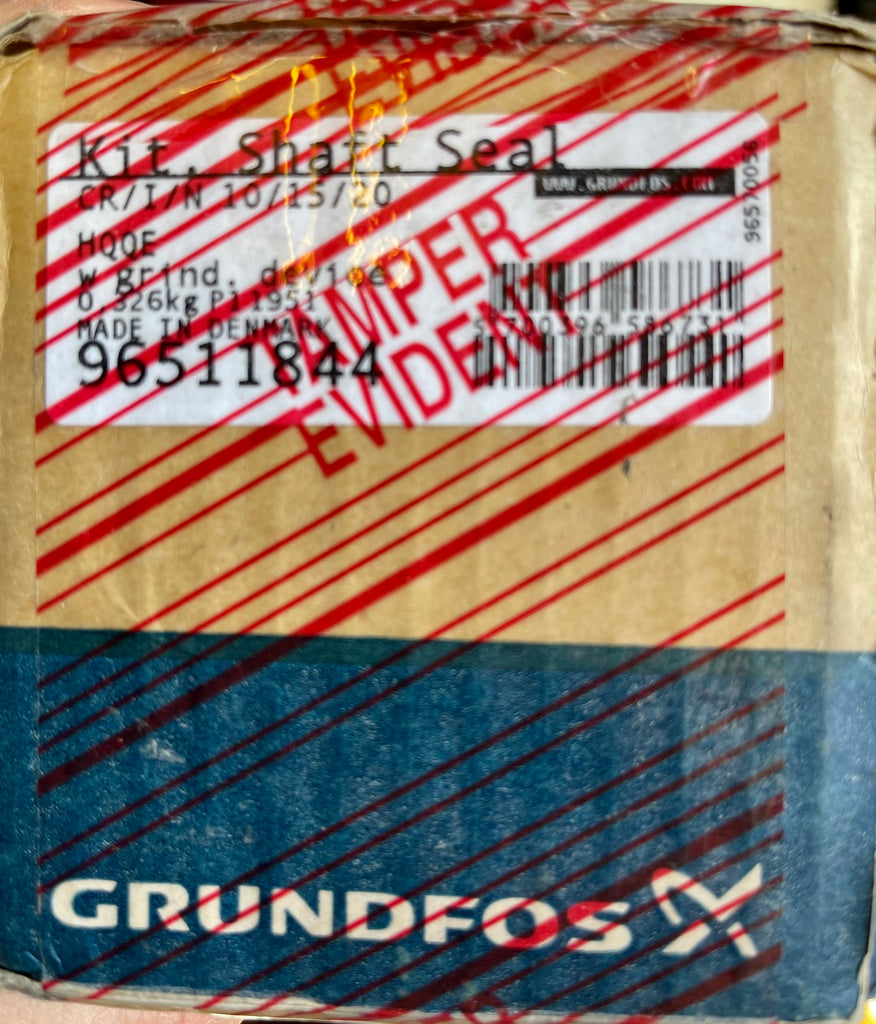 Grundfos CR / I / N 10 15 SHAFT SEAL KIT HQQE 96511844 Cri Crn #3670 VAT