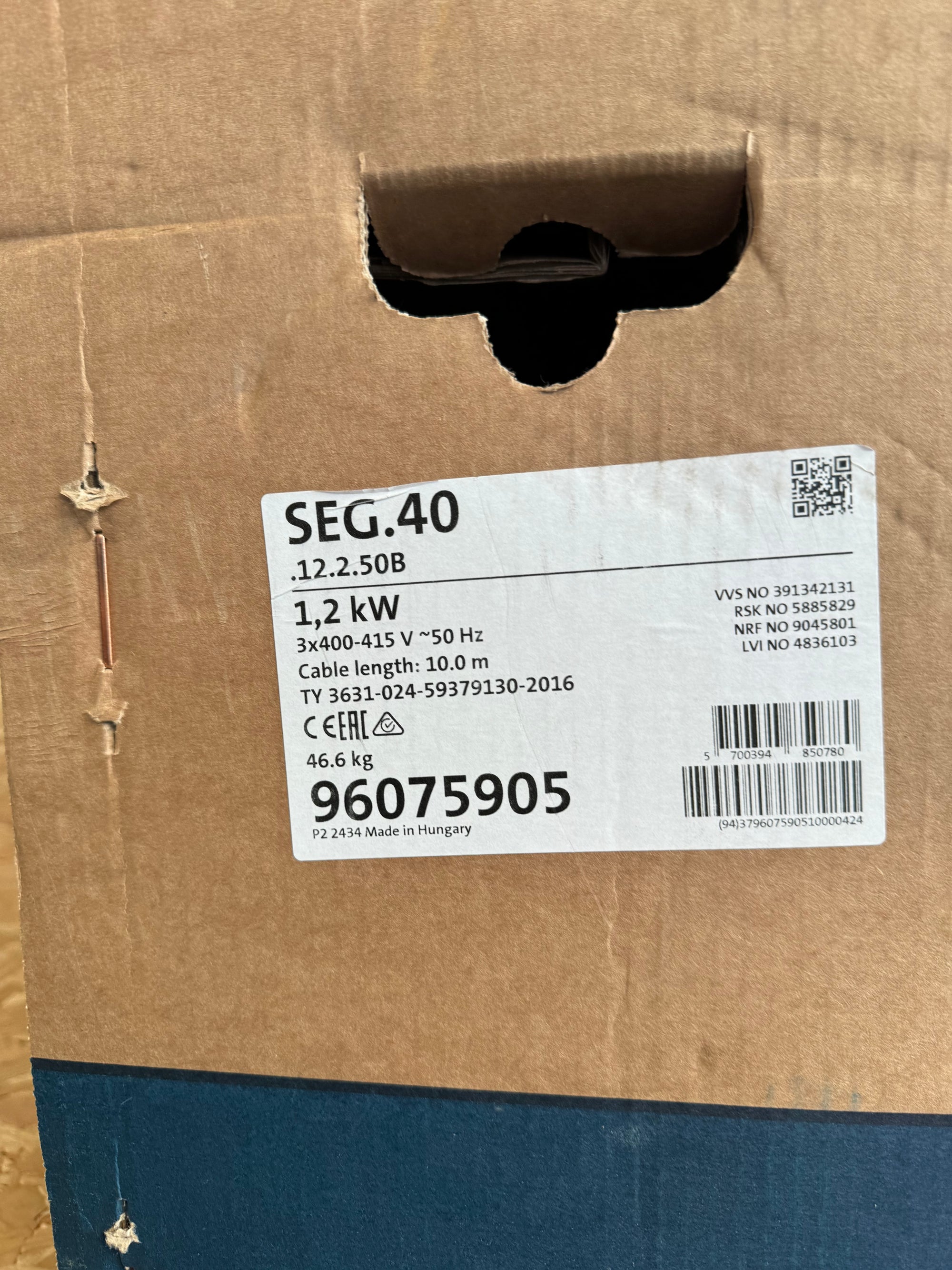 Grundfos SEG.40.12.2.50B 96075905 415v Submersible Grinder Pump 1.2kW DN40/50 #4525