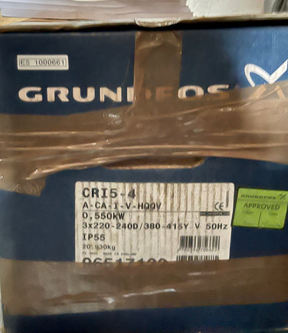 Grundfos CRI 5-4 A CA I V HQQV 96517122 0.55kW 415v Vertical Multistage Pump #3690