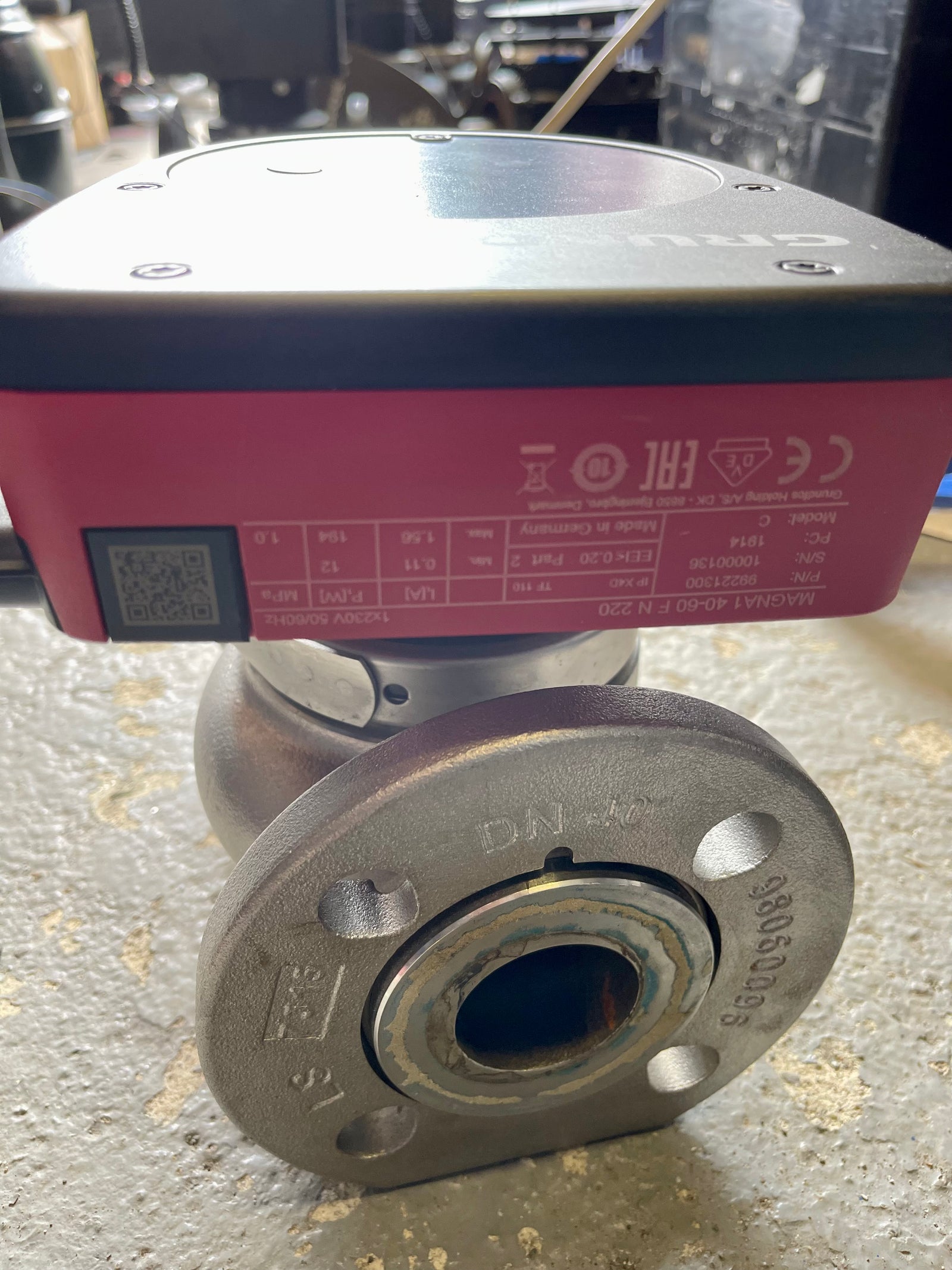 Grundfos Magna1 40-60 F N Stainless Circulator Pump 240V 99221300 #3699 USED