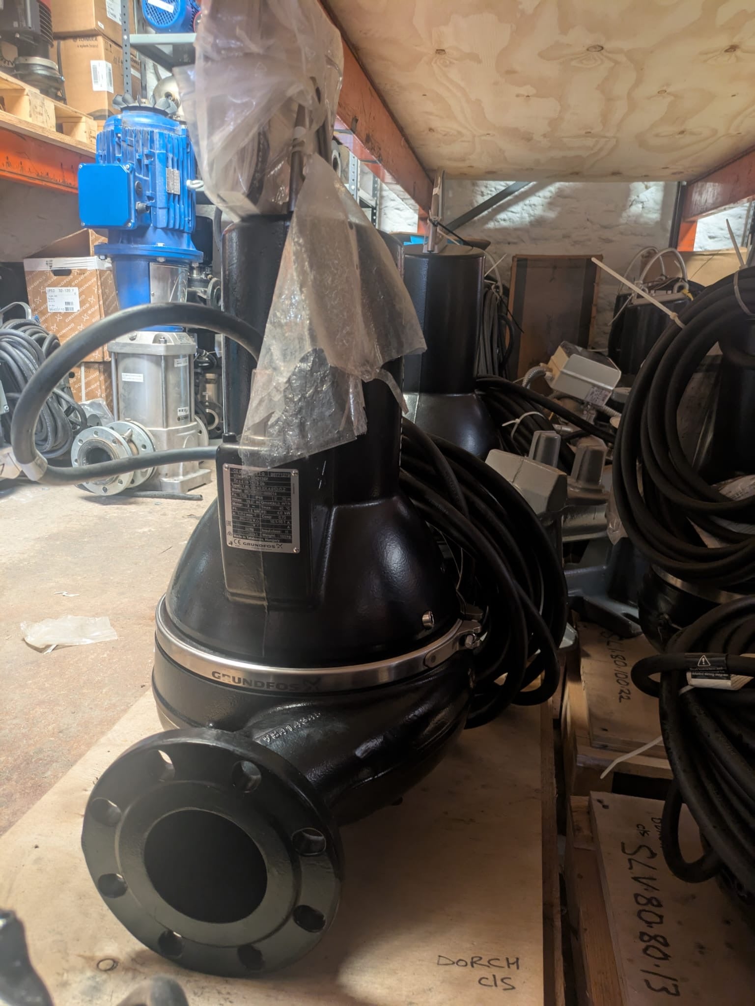 Grundfos SL1.80.100.40.EX.4.51D.C.Z 98720820 4 kW 415v Submersible Waste Pump Dn100 #4520