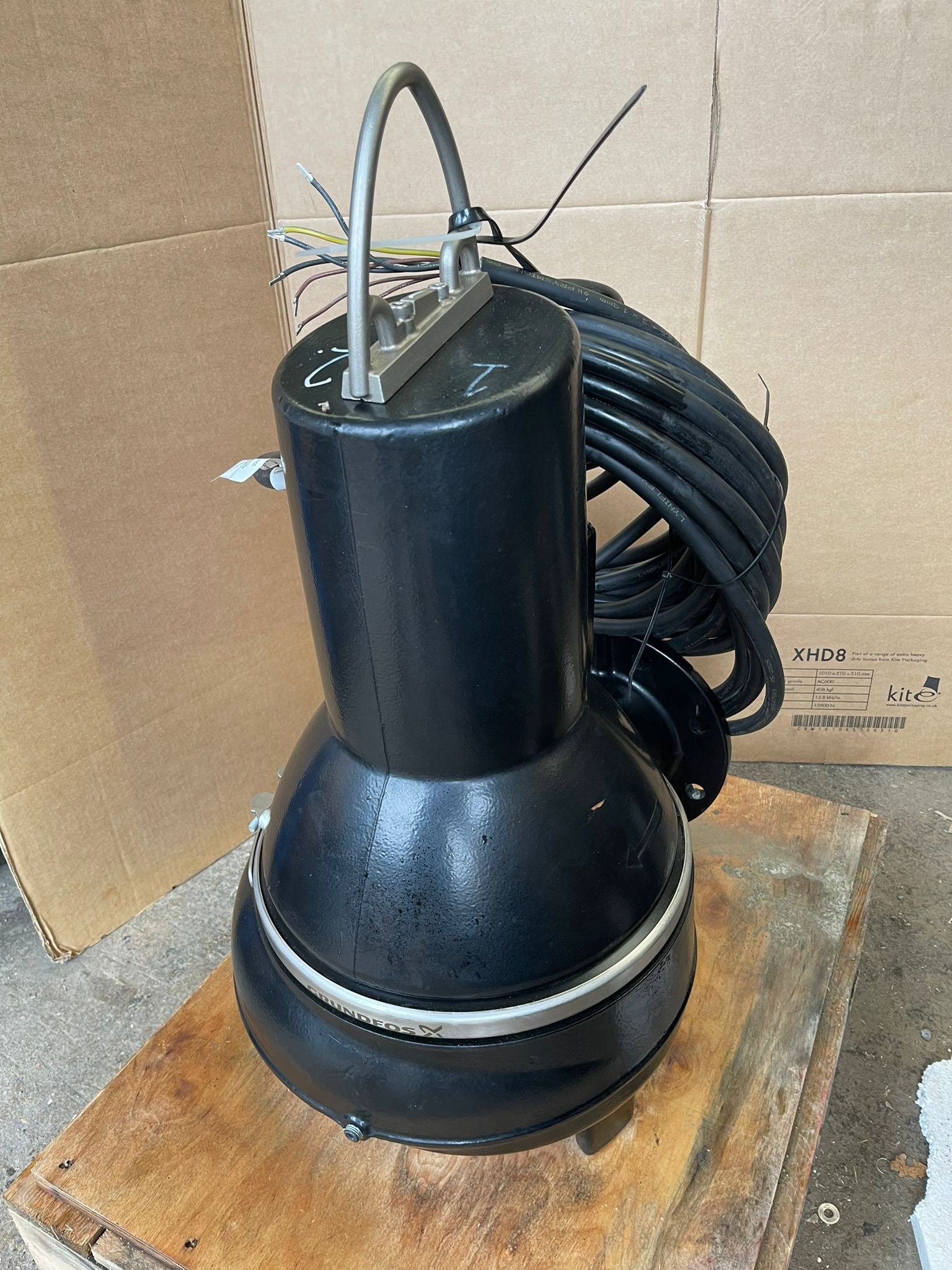 Grundfos SL1.100.150.40.EX.4.50D.C.Z 93161977 4kW 415v Submersible Waste Pump Dn150 #4849