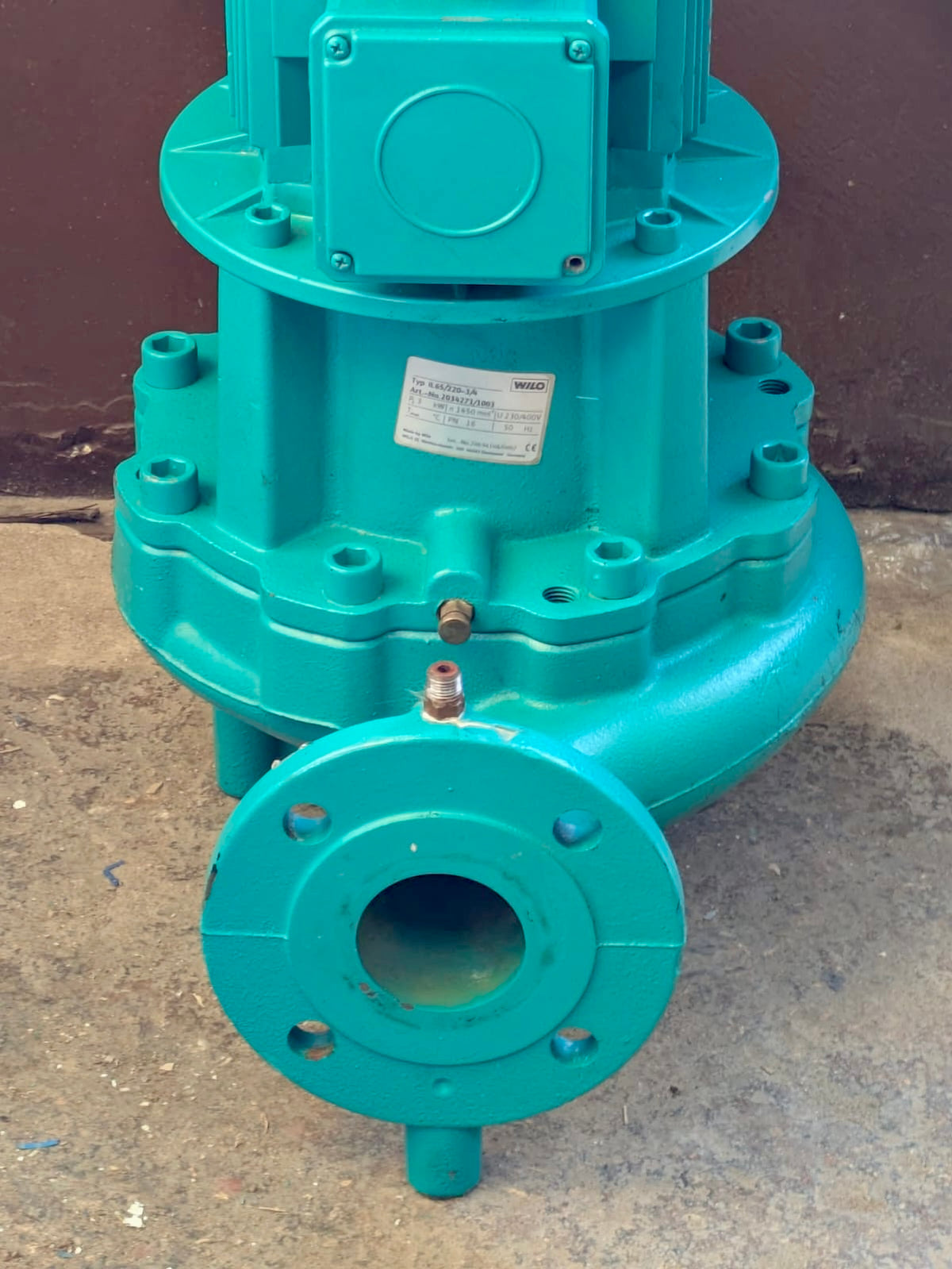 Wilo IL 65/220-3/4 2034271 DN65  In Line Circulator Pump 415v #4816 USED