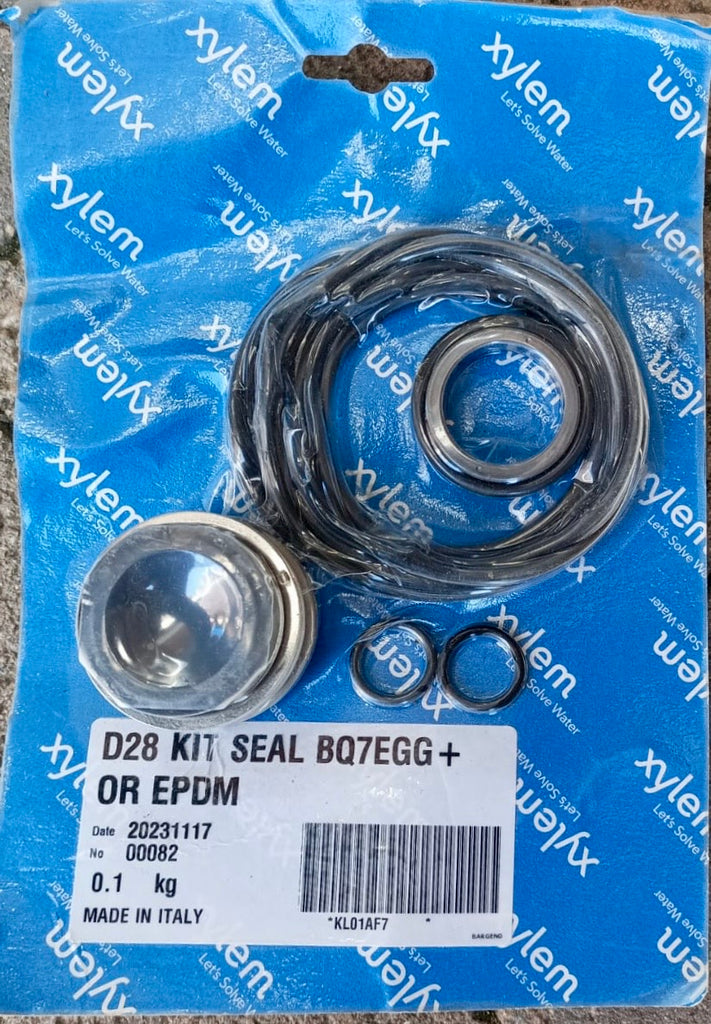 XYLEM LOWARA Mechanical Seal & O-Ring Kit e-NSC e-LNE e-LNT Standard 28mm KL01AF7 BQ7EGG #4253