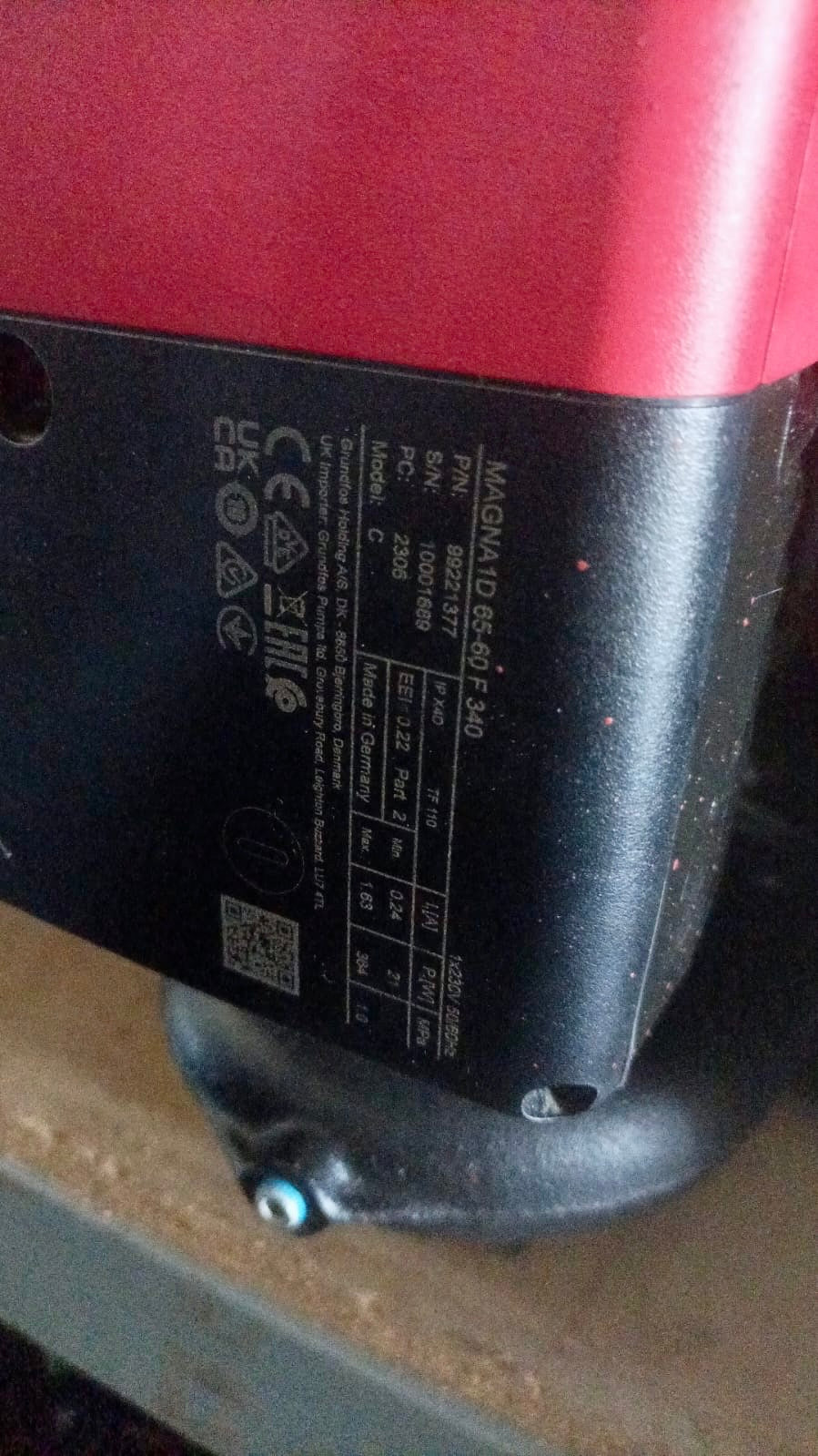 Grundfos Magna1D 65-60 F 340 Circulator Pump 99221377 Model C #4330 USED