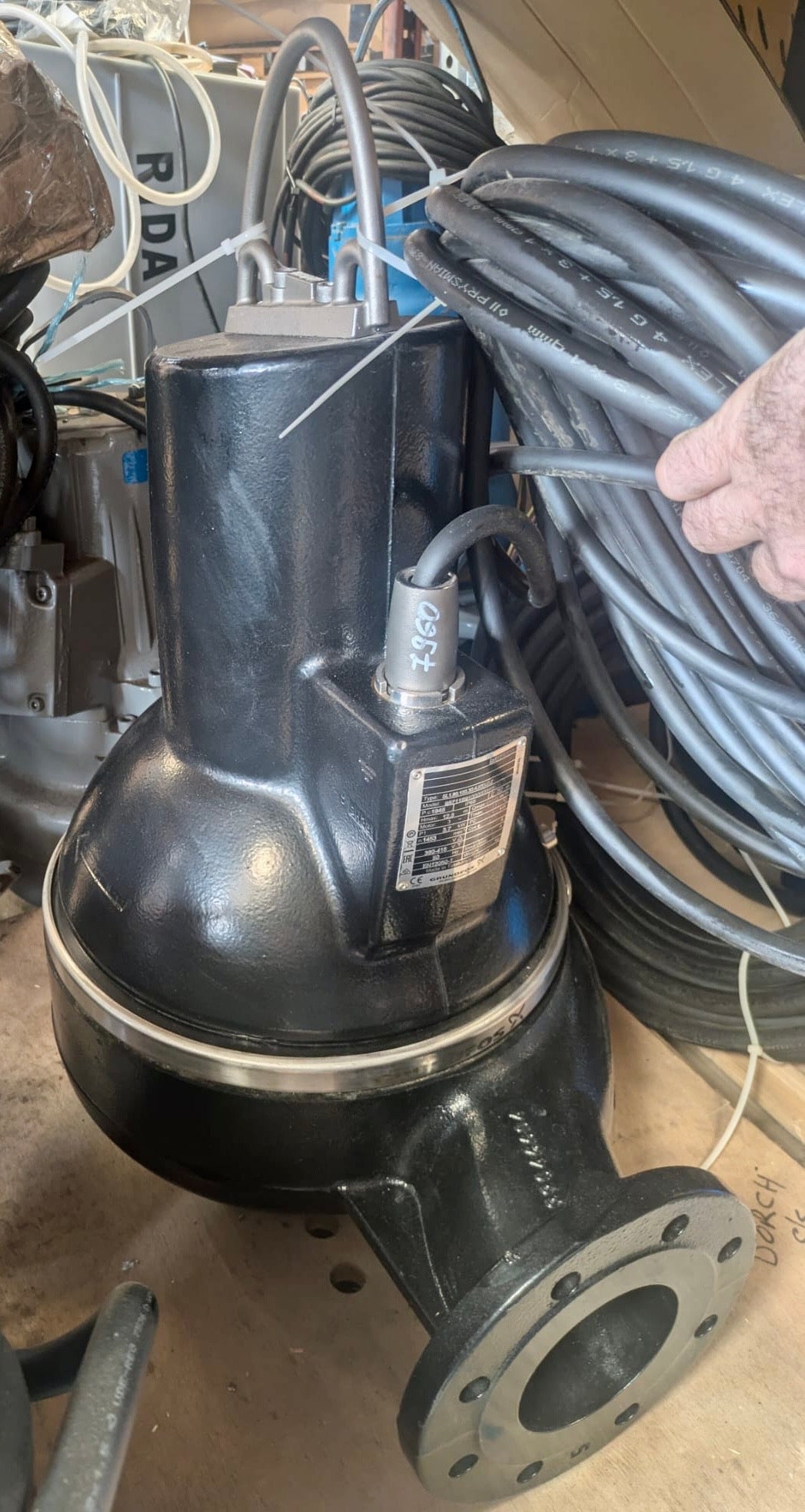 Grundfos SLV.80.80.13.4.50D.C.Z 98715685 1.3 kW 415v Submersible Waste Pump Dn80 #4453/4662