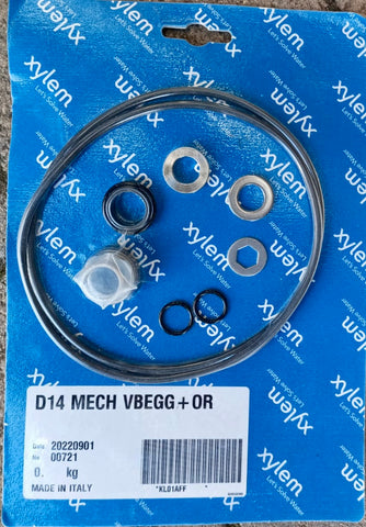 XYLEM LOWARA Mechanical Seal & O-Ring Kit ceramic/carbon/EP 1-3-5HM KL01AFF vBEGG #4251