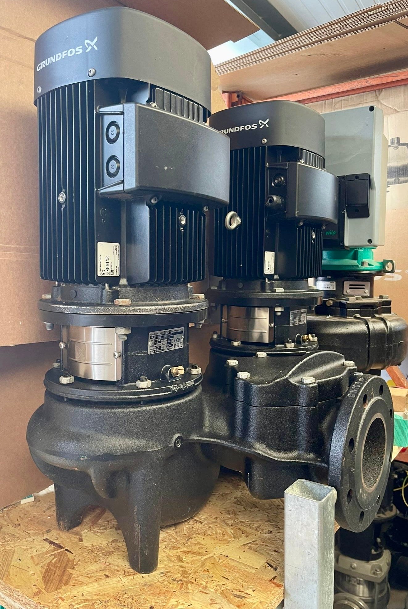 Grundfos TPD 100-160/2 A-F-A-BQQE-KW1 Flanged Pump Heating Circulator 415v Dn100 96109245 #4950 USED