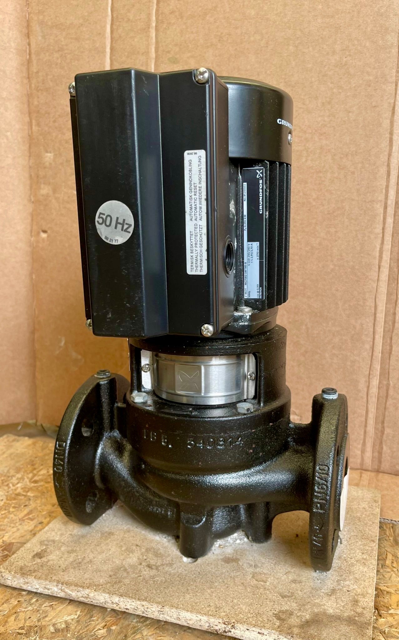 Grundfos TP 40-120/2 A F A BUBE 0.37KW SINGLE STAGE IN LINE 240v 96401953 #4948