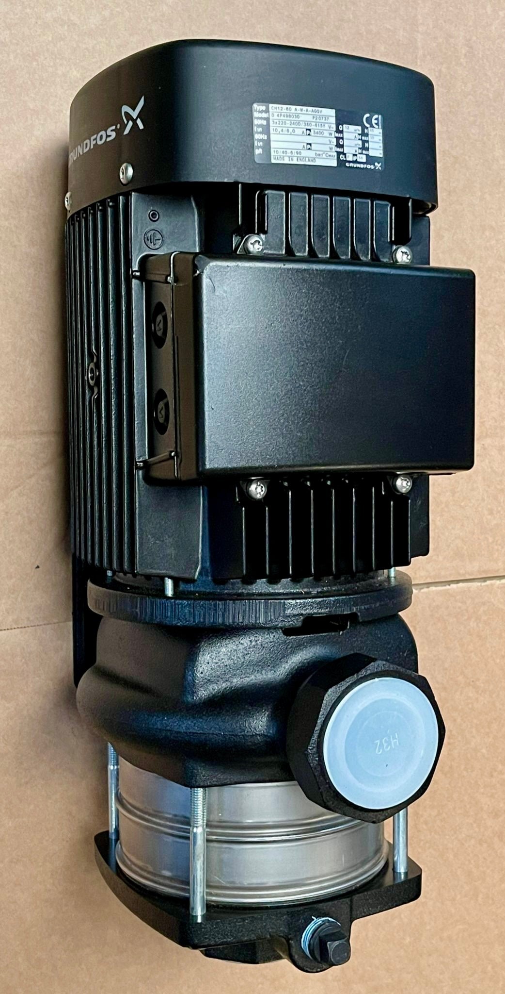 Grundfos CH 12-60 A-W-A-AQQV Horizontal Multistage Booster Pump 415V 4P498030 #5014