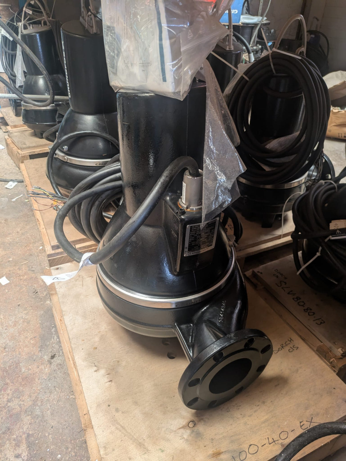 Grundfos SL1.80.100.40.EX.4.51D.C.Z 98720820 4kW 415v Submersible Waste Pump Dn100 #4520