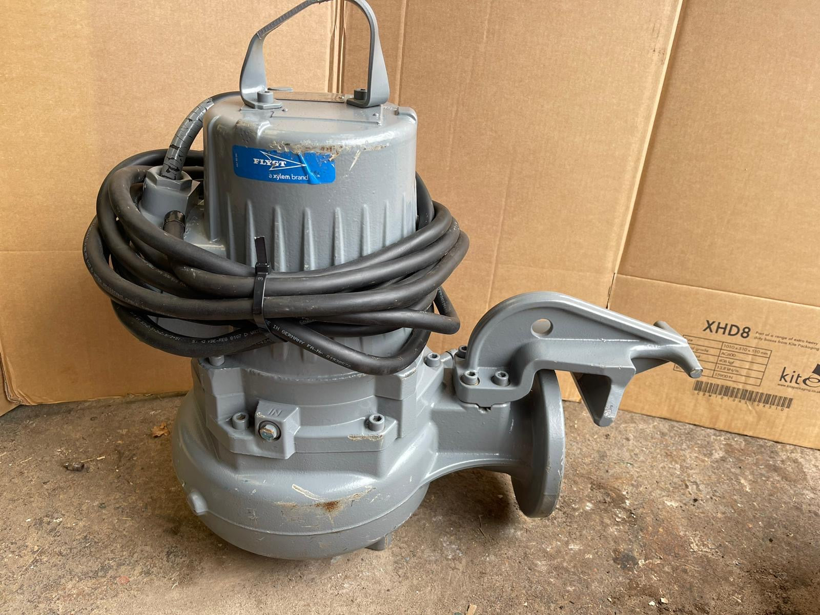 Flygt NP 3127.161 MT 437 5.9kw 415v Submersible Waste Pump #4853