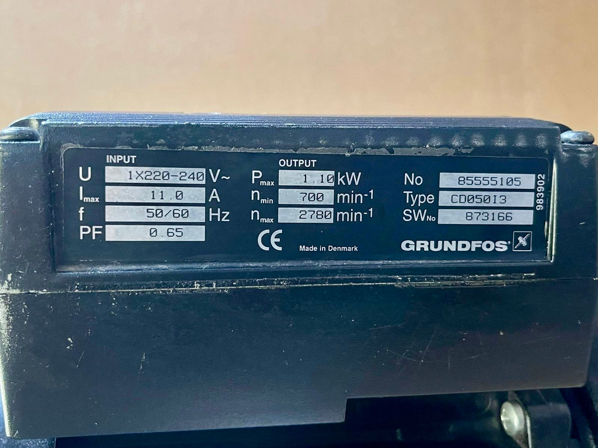 Grundfos CRE 2-110 A-F-A-AUUE Vertical Multistage Pump 230v 40770011 #4918