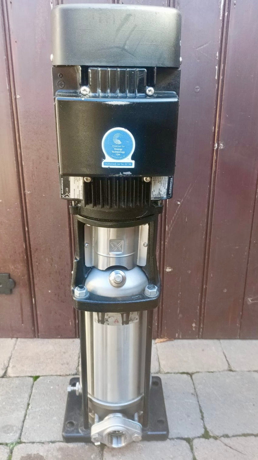 Grundfos CRI 5-9 A CA I V HQQV 96517126 1.5kW 415v Vertical Multistage Pump #4362 Used