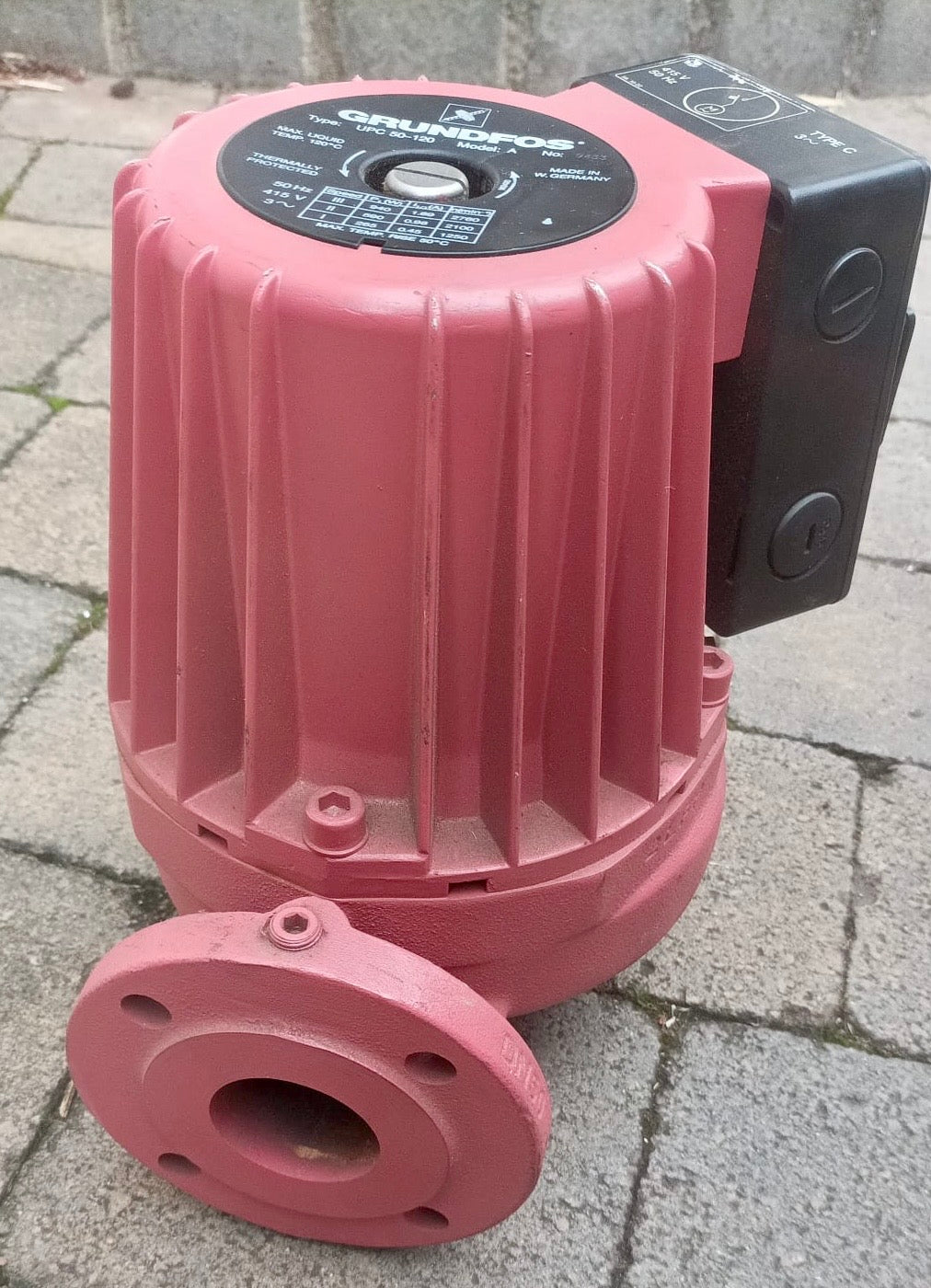 Grundfos UPC 50-120 F Circulator Pump 415V #4378