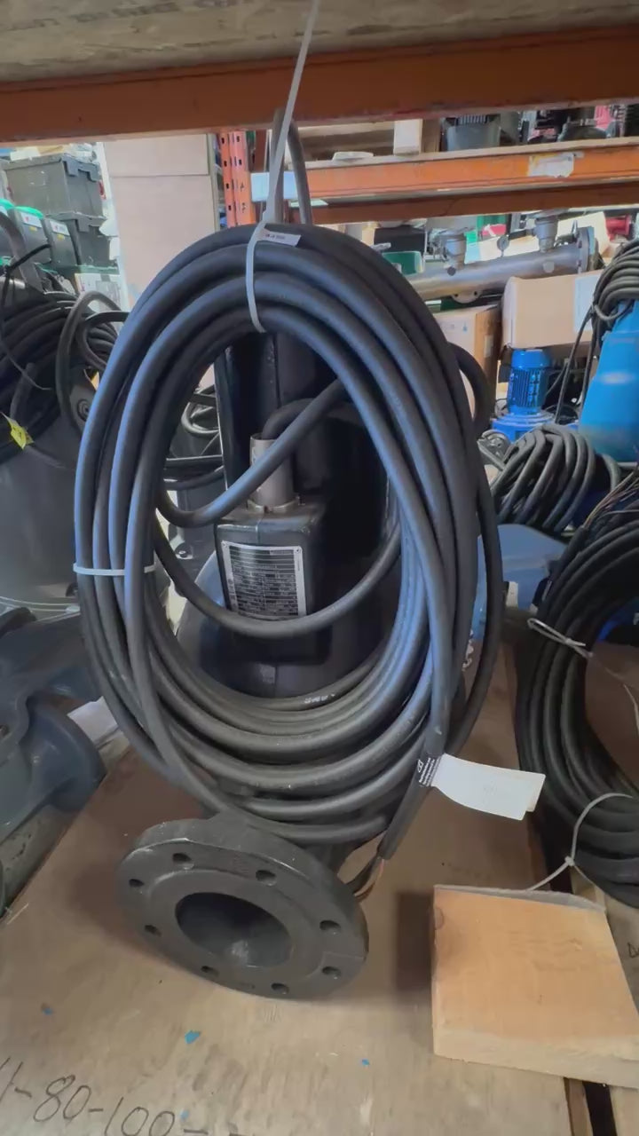 Grundfos SL1.80.100.30.4.50D.C.Z 98711691 3 kW 415v Submersible Waste Pump Dn100 #4458