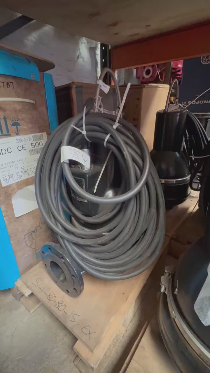 Grundfos SL1.80.80.15.EX.4.50D.C.Z 98720817 1.5 kW 415v Submersible Waste Pump Dn80 #4455