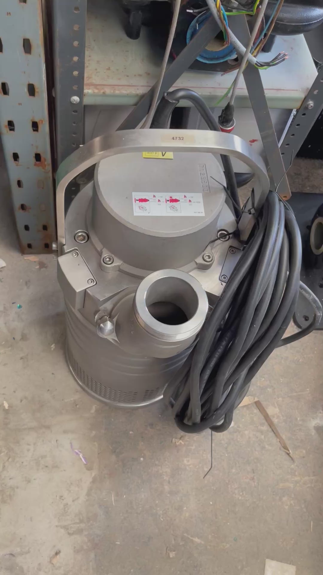 Grindex Major H Inox 8116.390 Pump DN80 3" 6.3kW #4732