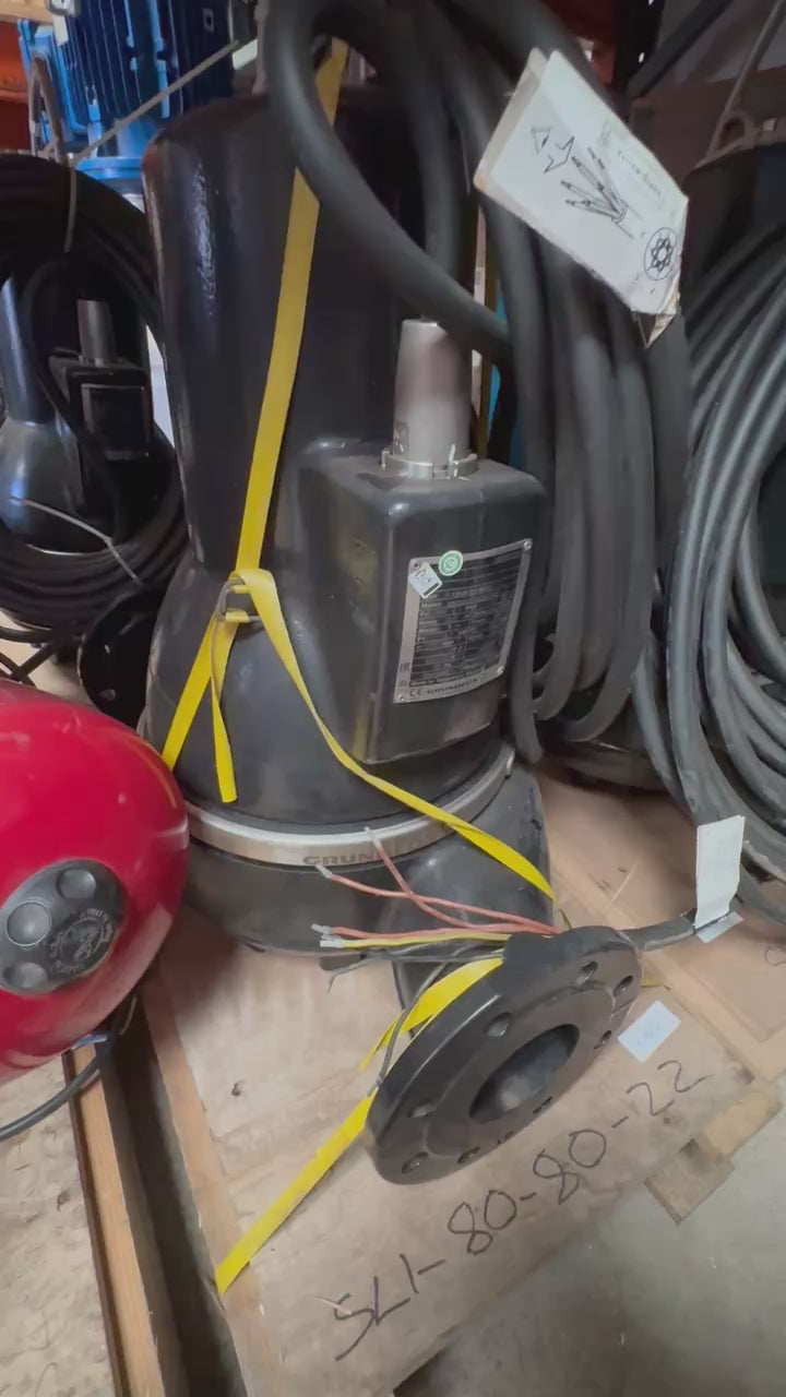 Grundfos SL1.80.80.22.4.50D.C 98624251 2.2 kW 415v Submersible Waste Pump Dn80 #4454