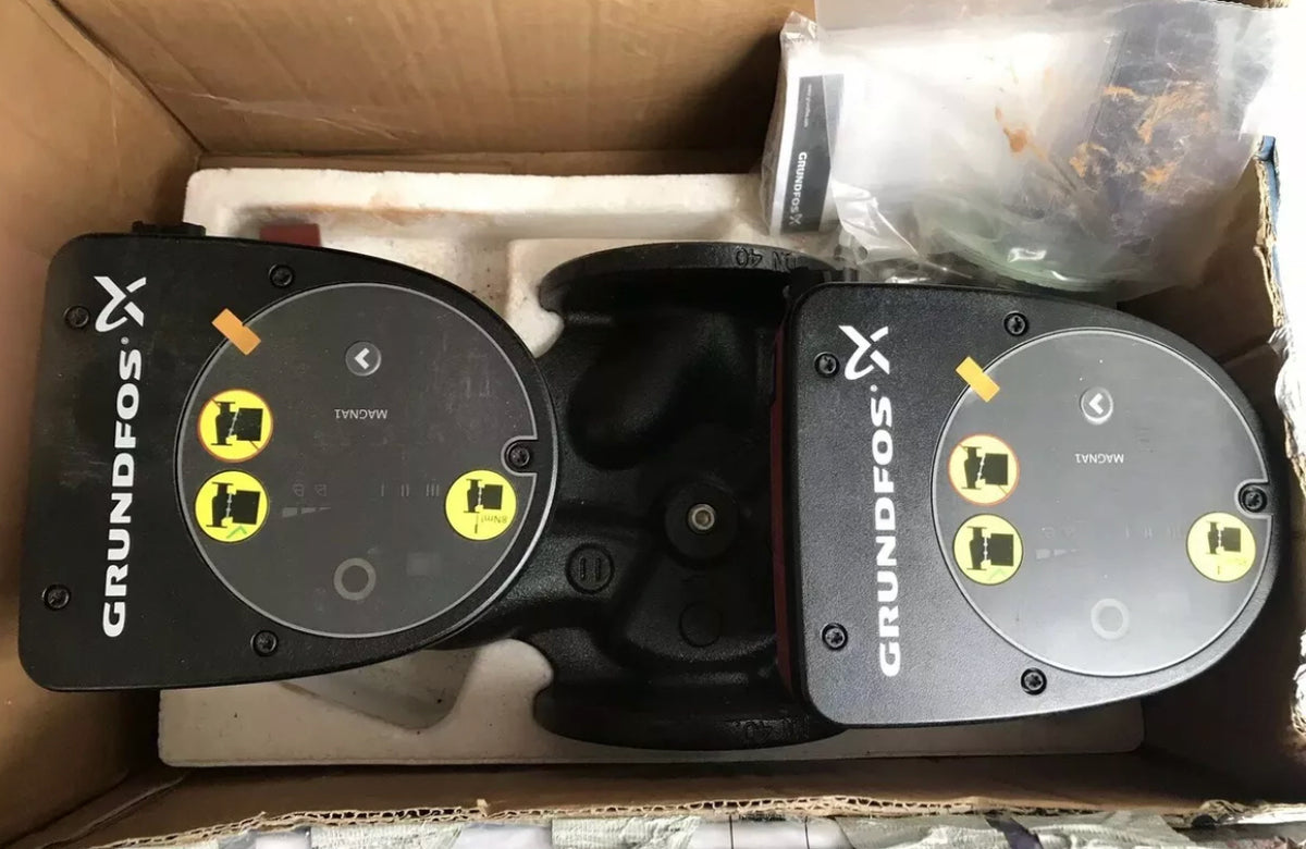 Grundfos Magna1 D 40-60 F 97924380 220mm Twin-Head Flanged Circulating Pump #NL86