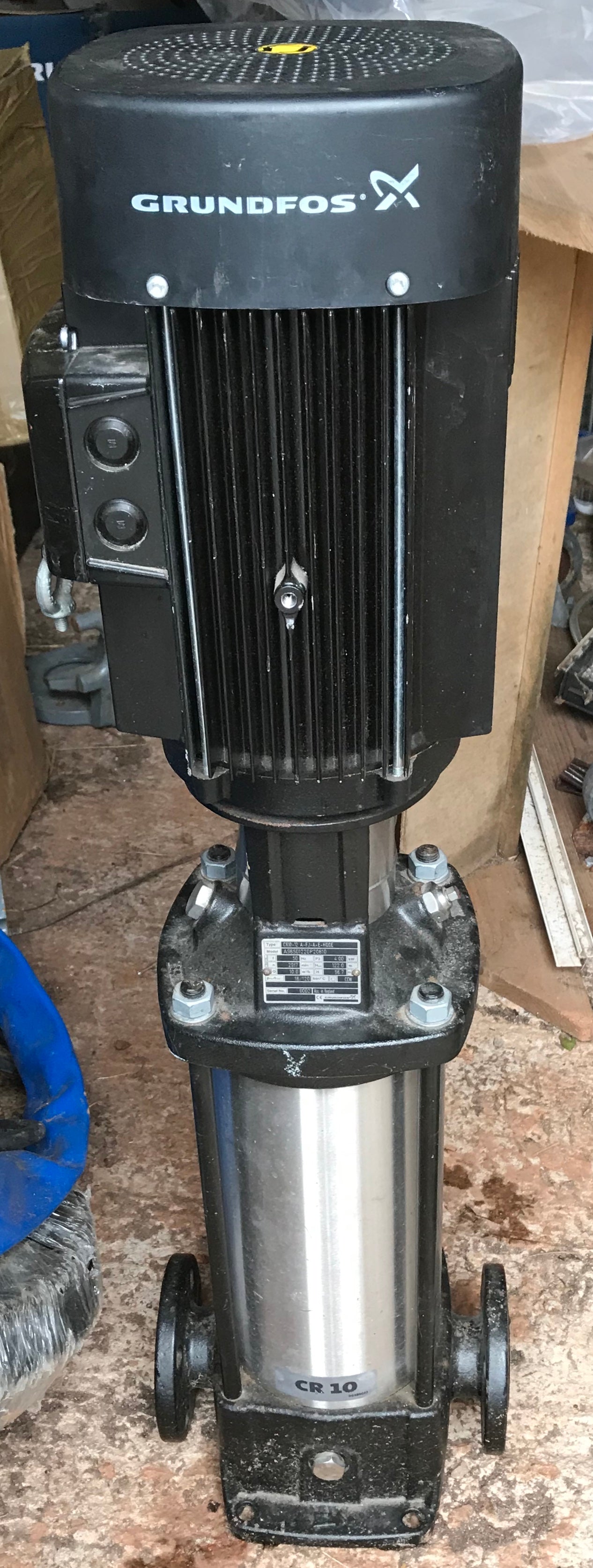 Grundfos CR 10-12 (cr8-120) Vertical Multistage Pump 96501220 415v #1061