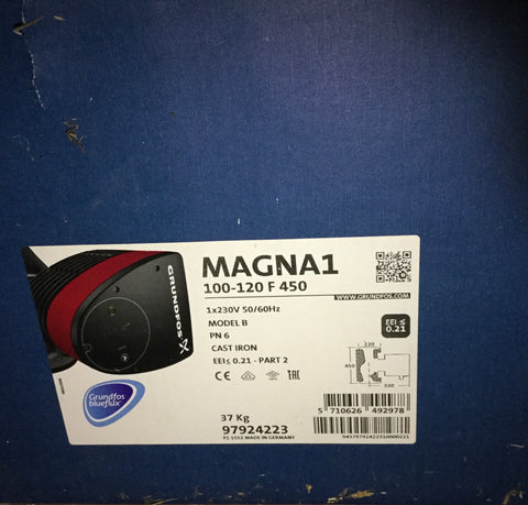 Grundfos MAGNA1 100-120F Variable Speed Circulator Pump [Energy Class A] 97924223