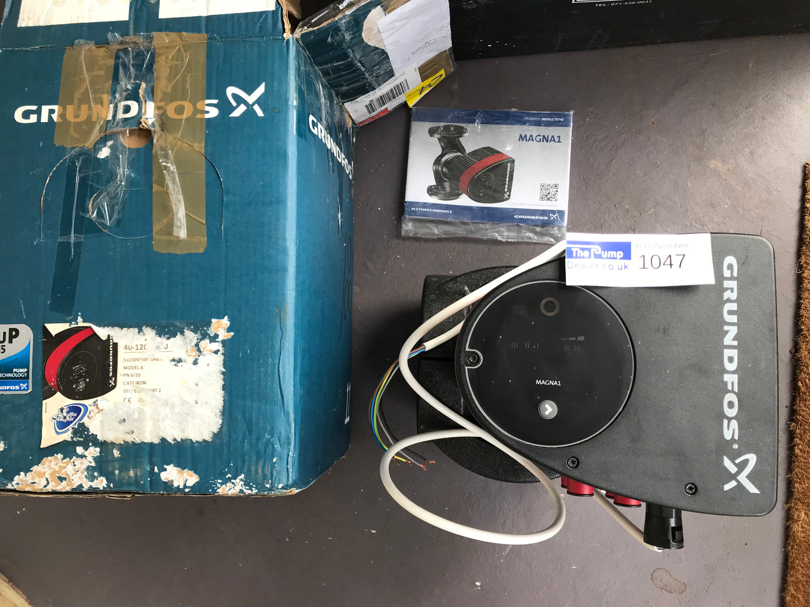 Grundfos Magna1 40-80F 1PH Flanged Pump Heating Circulator 240v #1047 USED